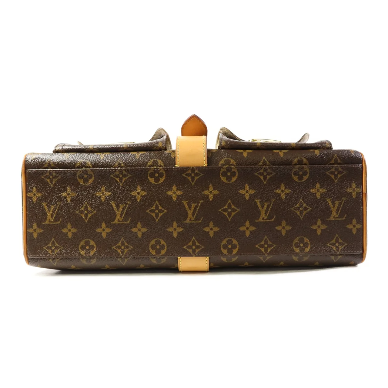 LOUIS VUITTON Manhattan M40025 手提包 塗層帆布 棕色 / Brown 塗層帆布 中古品B - 縮圖 4