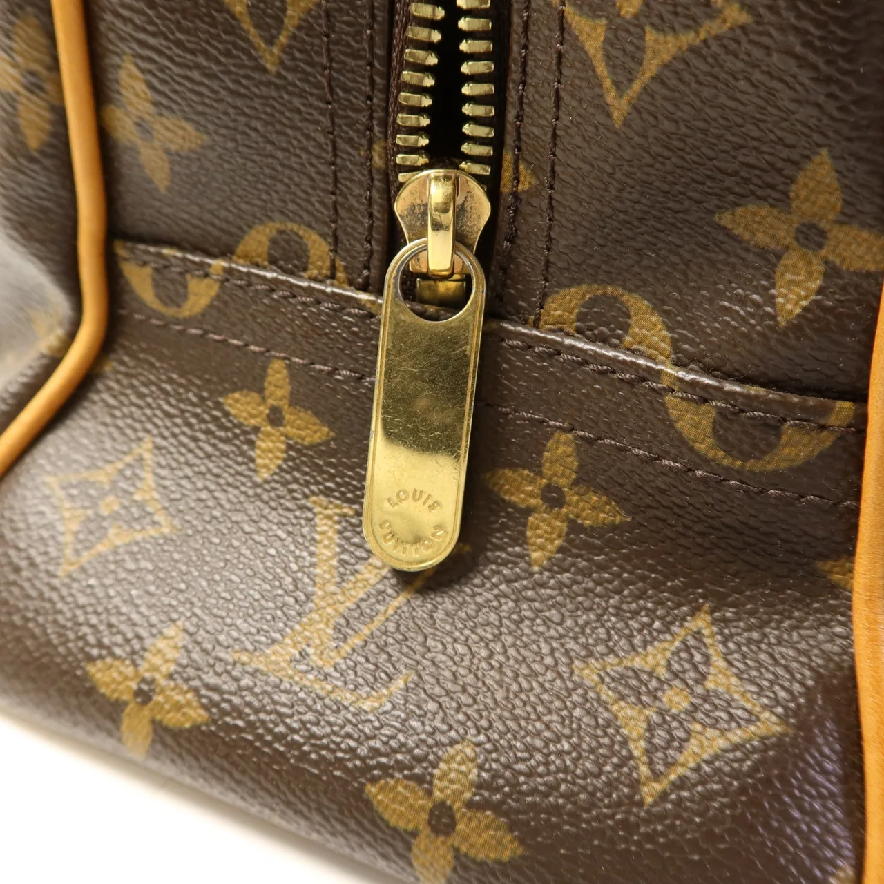 LOUIS VUITTON Manhattan M40025 手提包 塗層帆布 棕色 / Brown 塗層帆布 中古品B - 縮圖 10