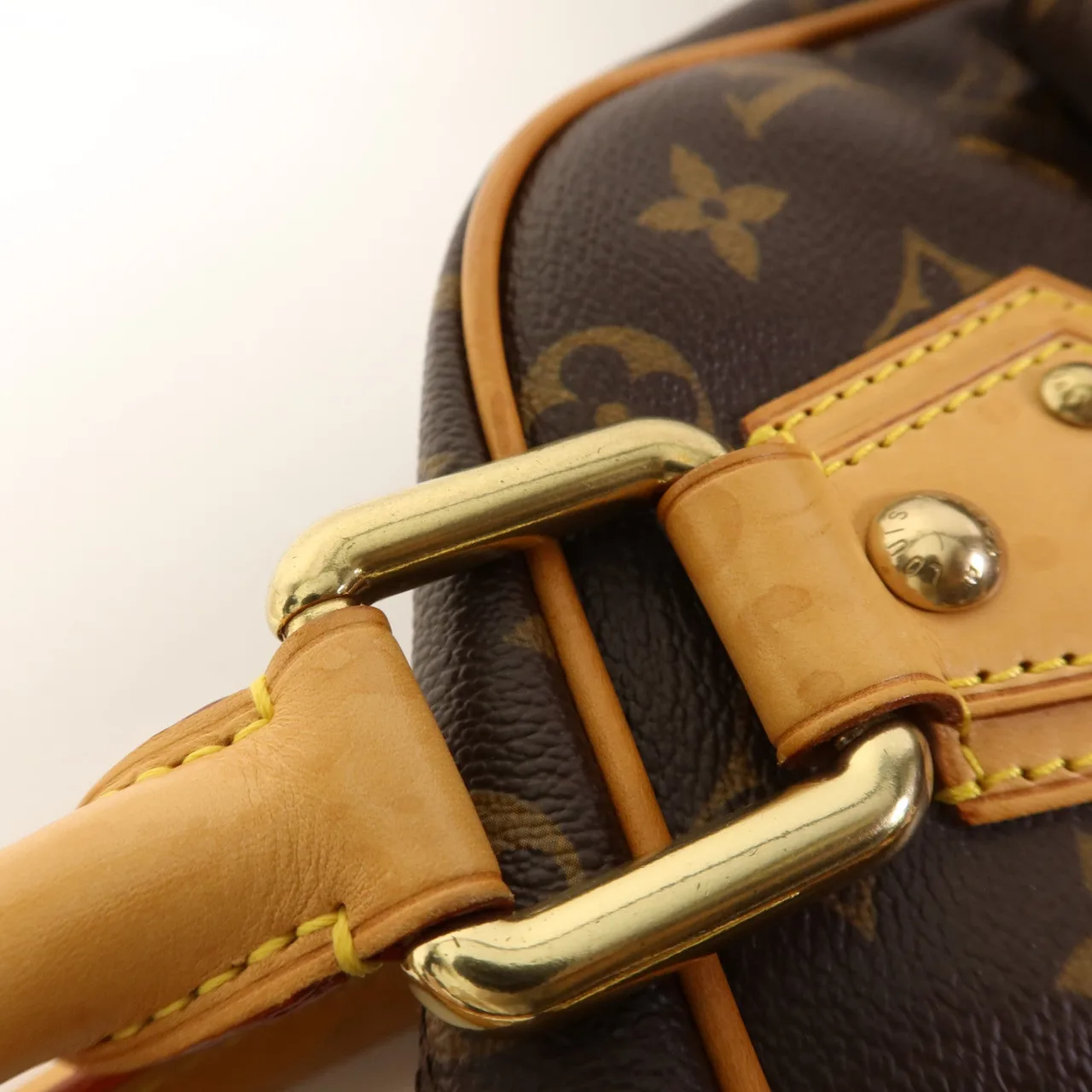 LOUIS VUITTON Manhattan M40025 手提包 塗層帆布 棕色 / Brown 塗層帆布 中古品B - 縮圖 12