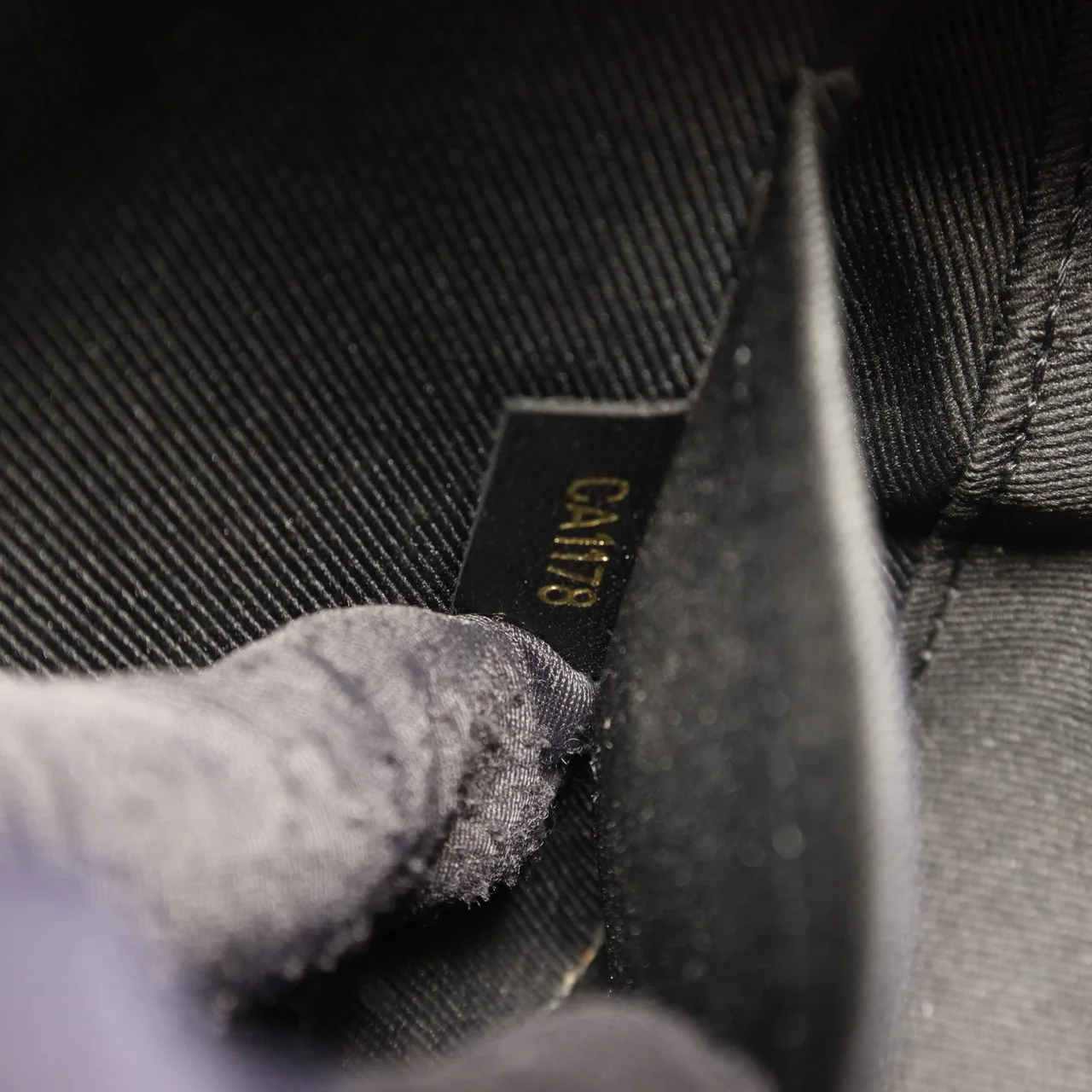 LOUIS VUITTON Saintonge M43555 兩用包 塗層帆布 棕色 / 黑色 / Brown/Black 塗層帆布 中古品A - 縮圖 8