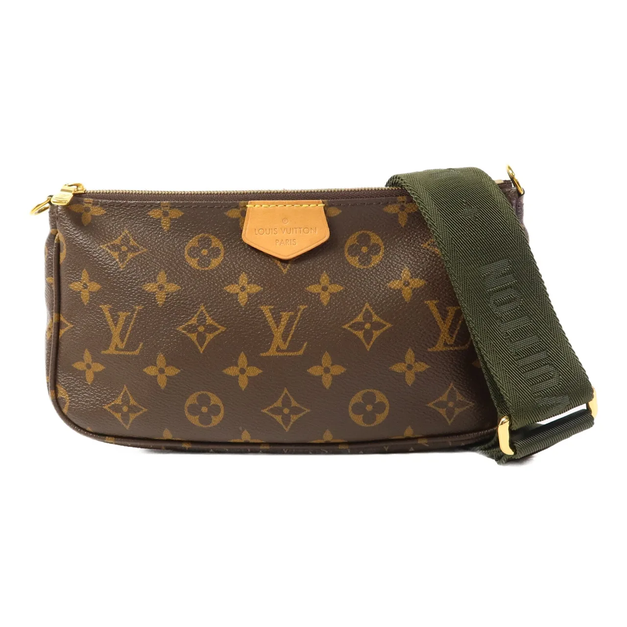 LOUIS VUITTON Multi Pochette M44813 兩用包 塗層帆布 棕色 / Brown 塗層帆布 中古品B - 縮圖 2