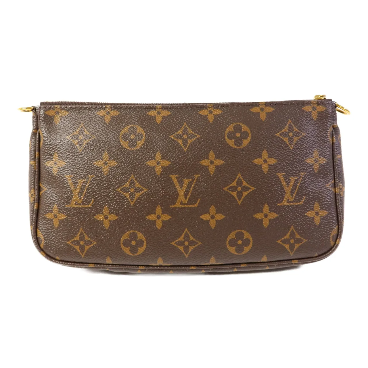 LOUIS VUITTON Multi Pochette M44813 兩用包 塗層帆布 棕色 / Brown 塗層帆布 中古品B - 縮圖 4