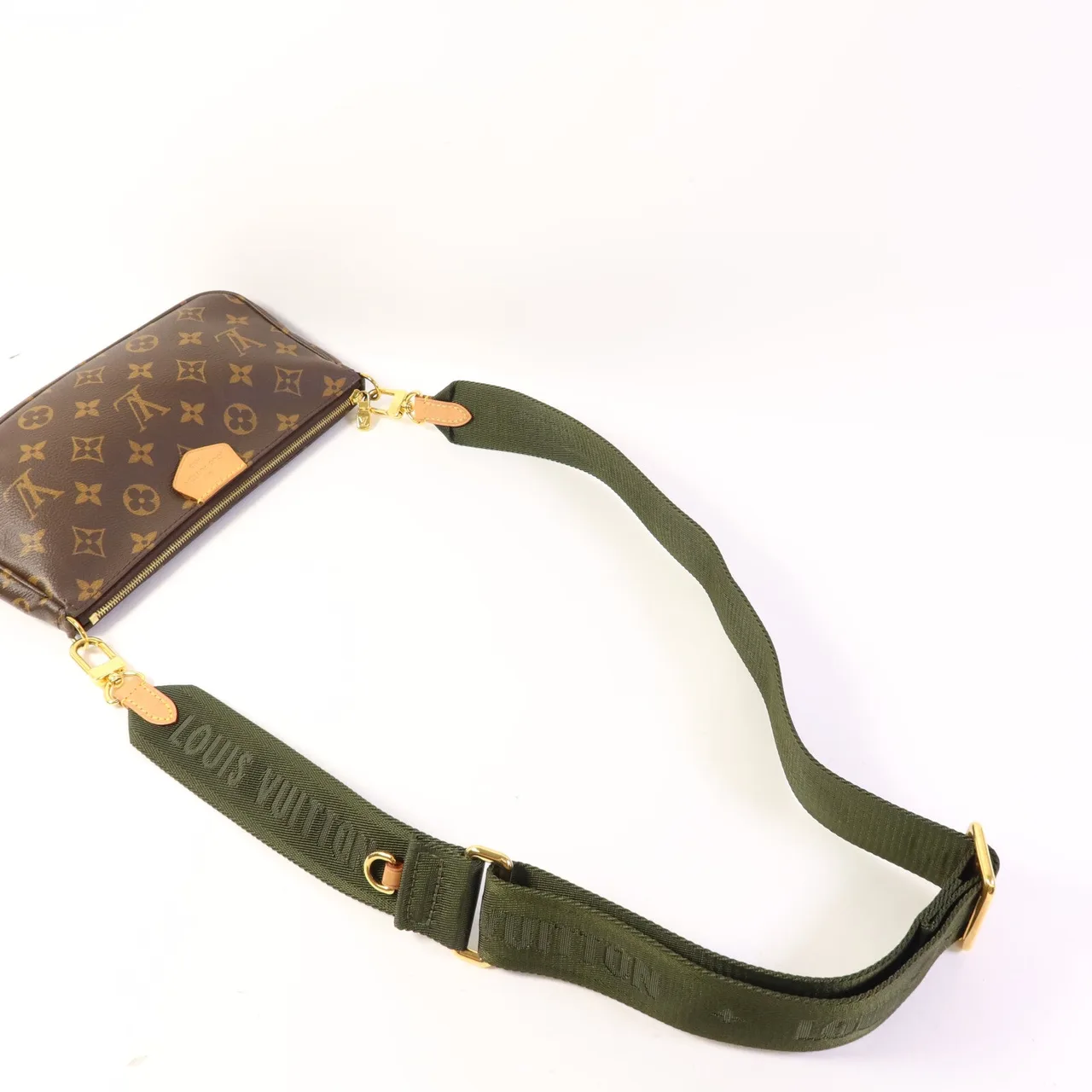 LOUIS VUITTON Multi Pochette M44813 兩用包 塗層帆布 棕色 / Brown 塗層帆布 中古品B - 縮圖 6