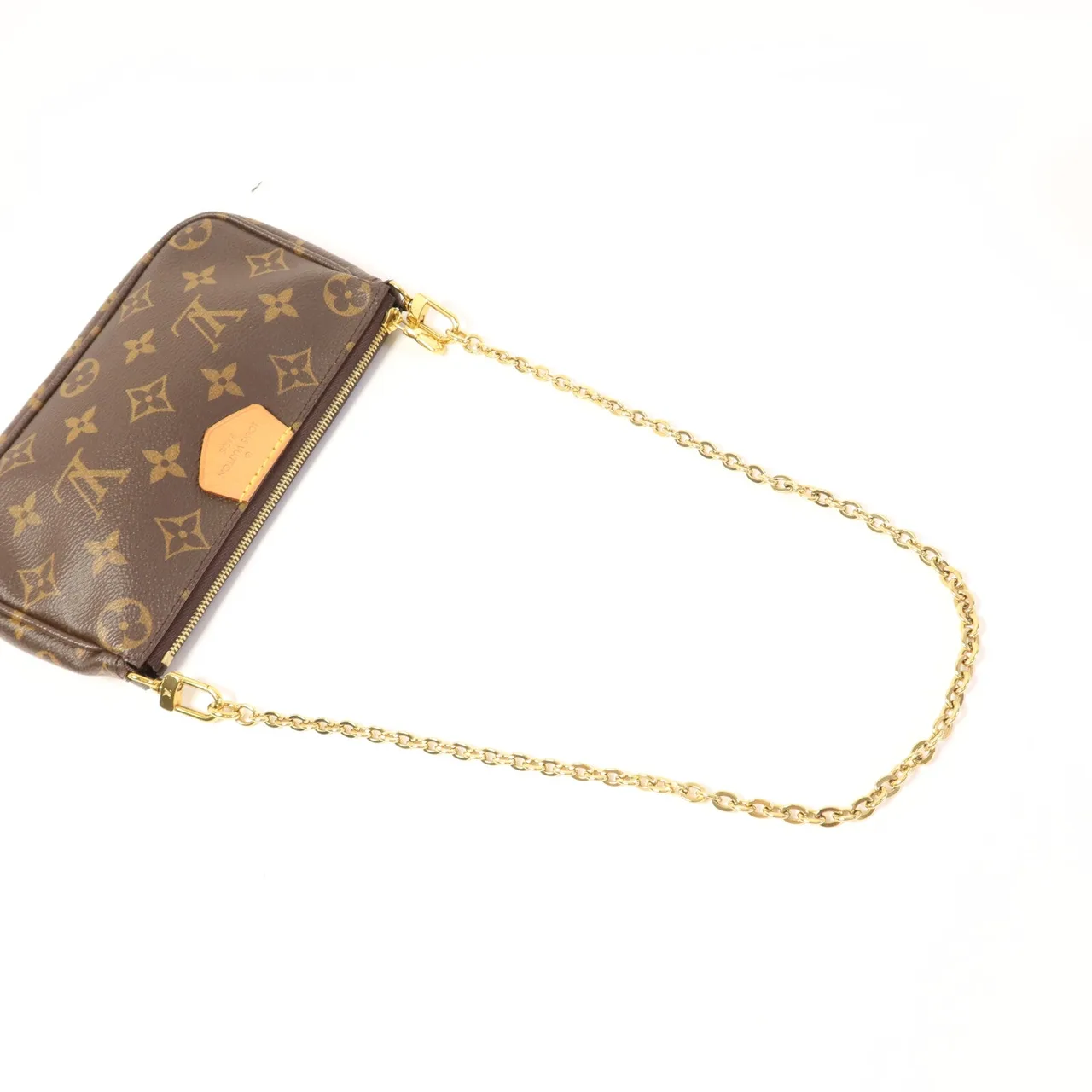 LOUIS VUITTON Multi Pochette M44813 兩用包 塗層帆布 棕色 / Brown 塗層帆布 中古品B - 縮圖 13
