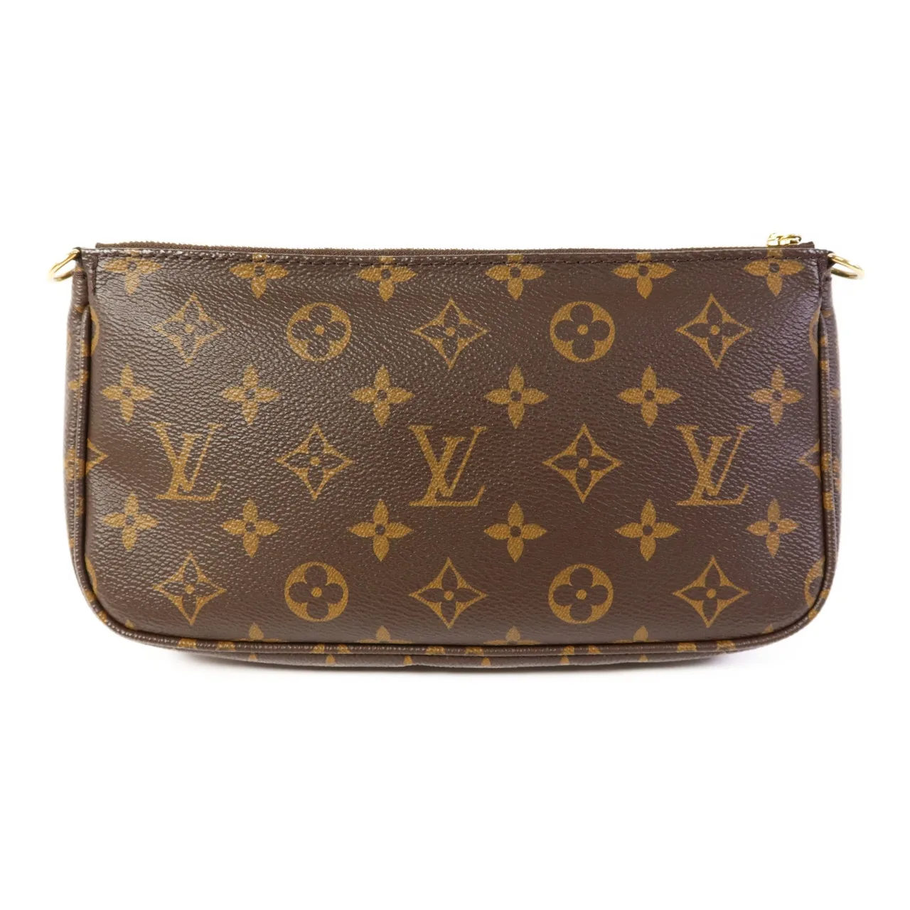LOUIS VUITTON Multi Pochette M44840 兩用包 塗層帆布 棕色 / Brown 塗層帆布 中古品B - 縮圖 4