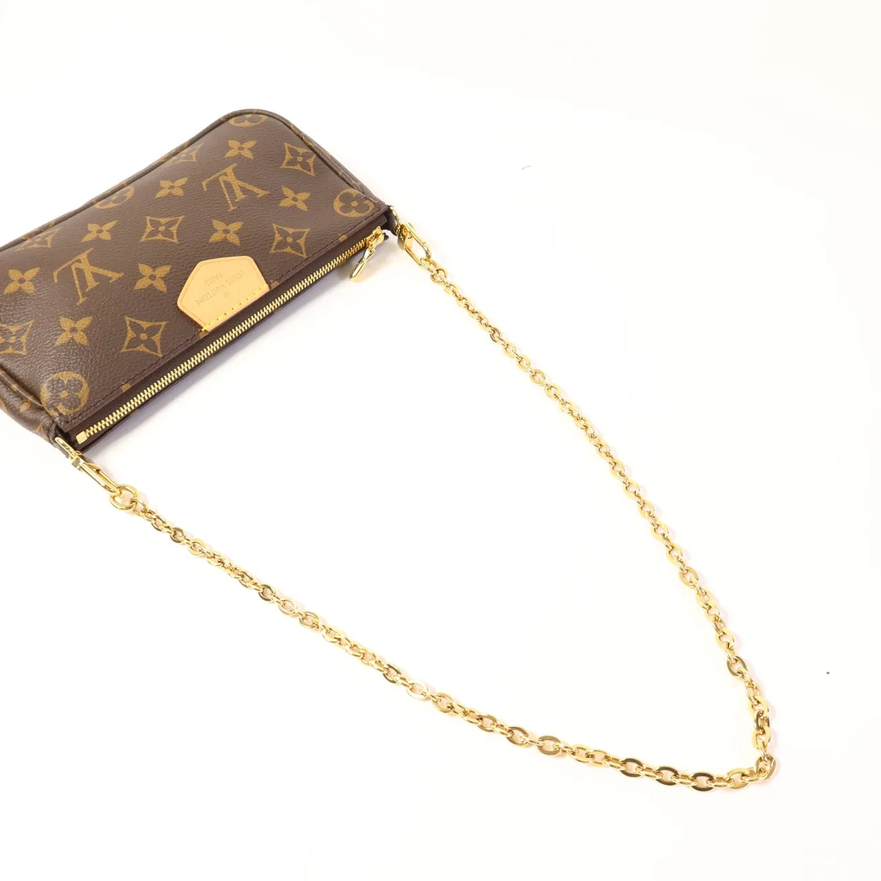 LOUIS VUITTON Multi Pochette M44840 兩用包 塗層帆布 棕色 / Brown 塗層帆布 中古品B - 縮圖 14