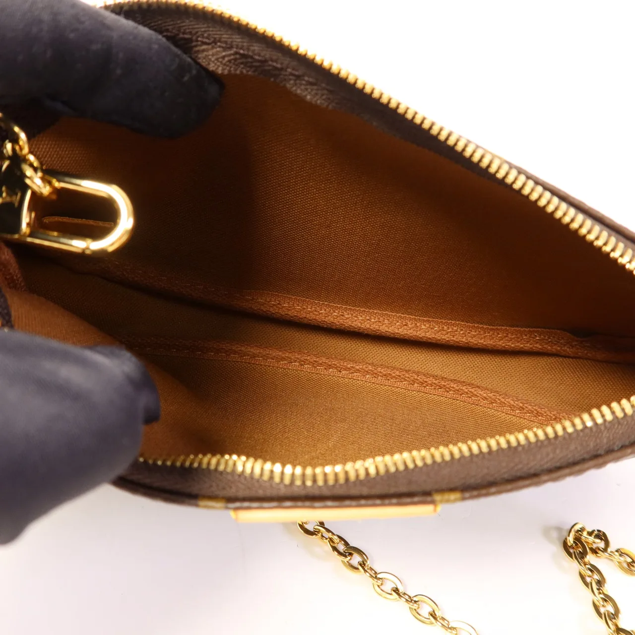 LOUIS VUITTON Multi Pochette M44840 兩用包 塗層帆布 棕色 / Brown 塗層帆布 中古品B - 縮圖 15