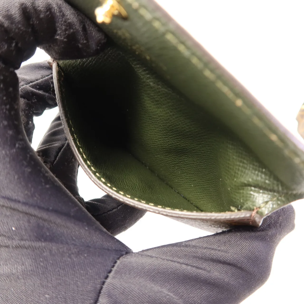 LOUIS VUITTON Felicie M80091 肩背包 塗層帆布 棕色 / 綠色 / Brown 塗層帆布 中古品A - 縮圖 13
