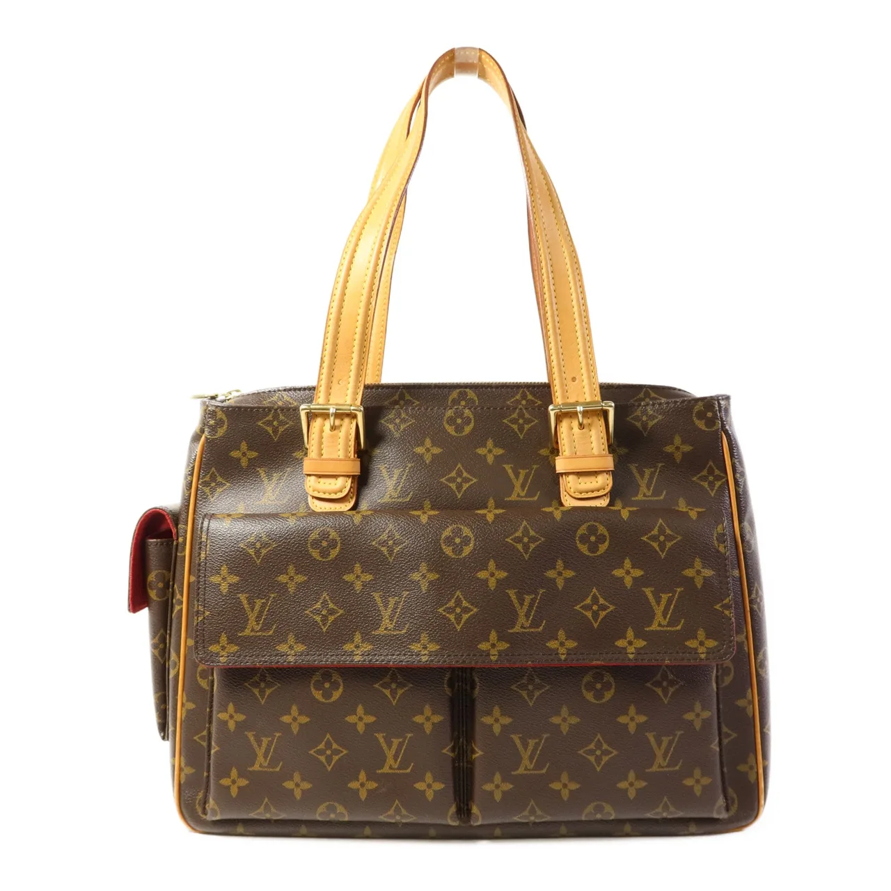 LOUIS VUITTON Multipli Cite M51162 肩背包 塗層帆布 棕色 / Brown