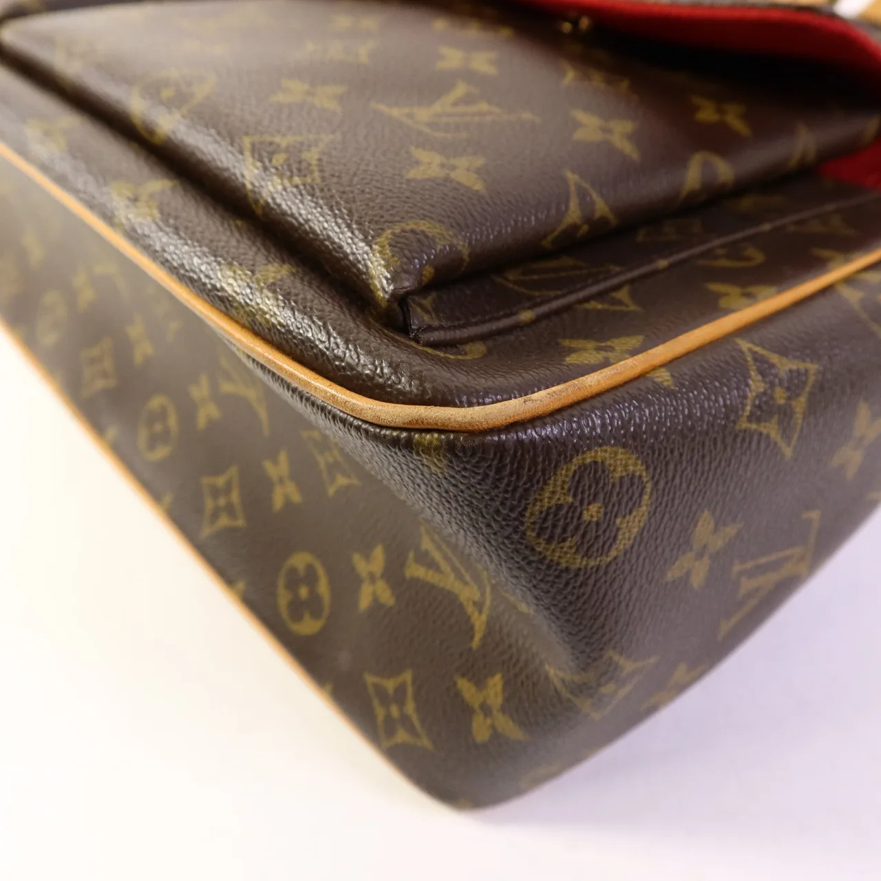 LOUIS VUITTON Multipli Cite M51162 肩背包 塗層帆布 棕色 / Brown 塗層帆布 中古品B - 縮圖 12