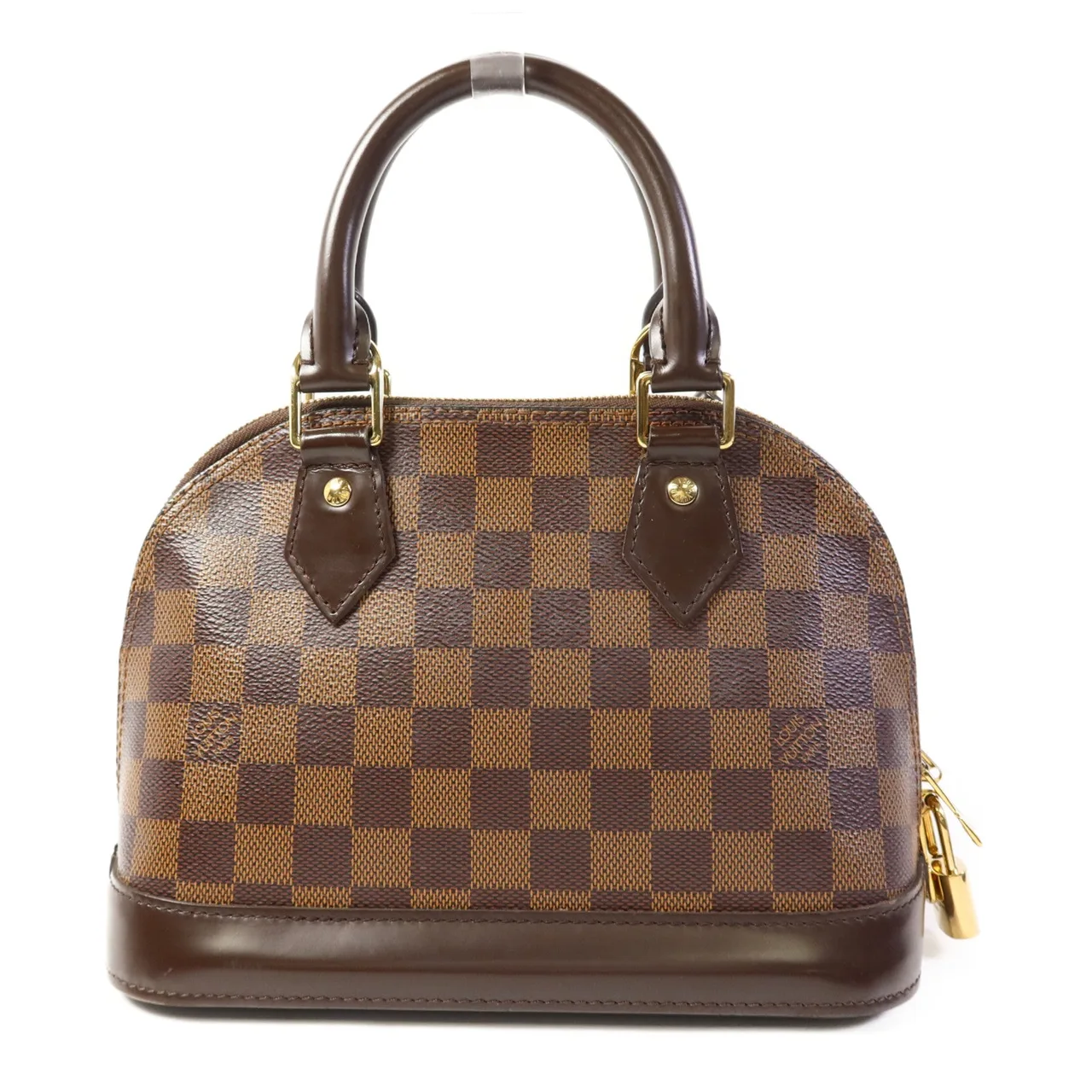 LOUIS VUITTON Alma N41221 兩用包 塗層帆布 棕色 / Brown 塗層帆布 中古品A - 縮圖 2