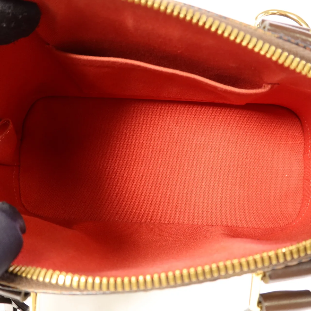 LOUIS VUITTON Alma N41221 兩用包 塗層帆布 棕色 / Brown 塗層帆布 中古品A - 縮圖 6