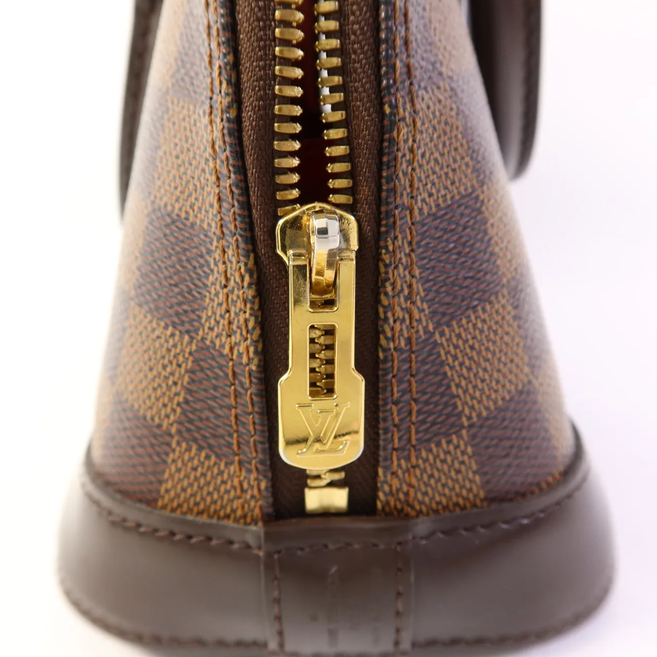 LOUIS VUITTON Alma N41221 兩用包 塗層帆布 棕色 / Brown 塗層帆布 中古品A - 縮圖 8