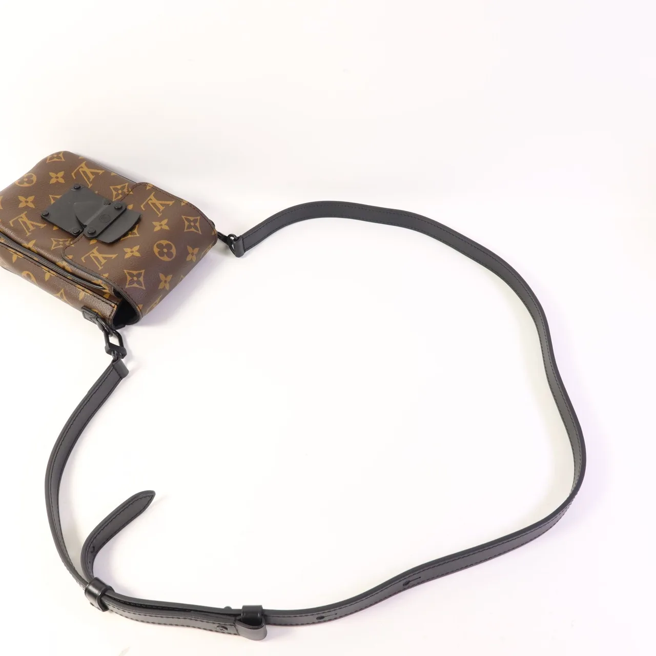 LOUIS VUITTON S-Lock M81522 肩背包 塗層帆布 棕色 / Brown 塗層帆布 中古品B - 縮圖 5