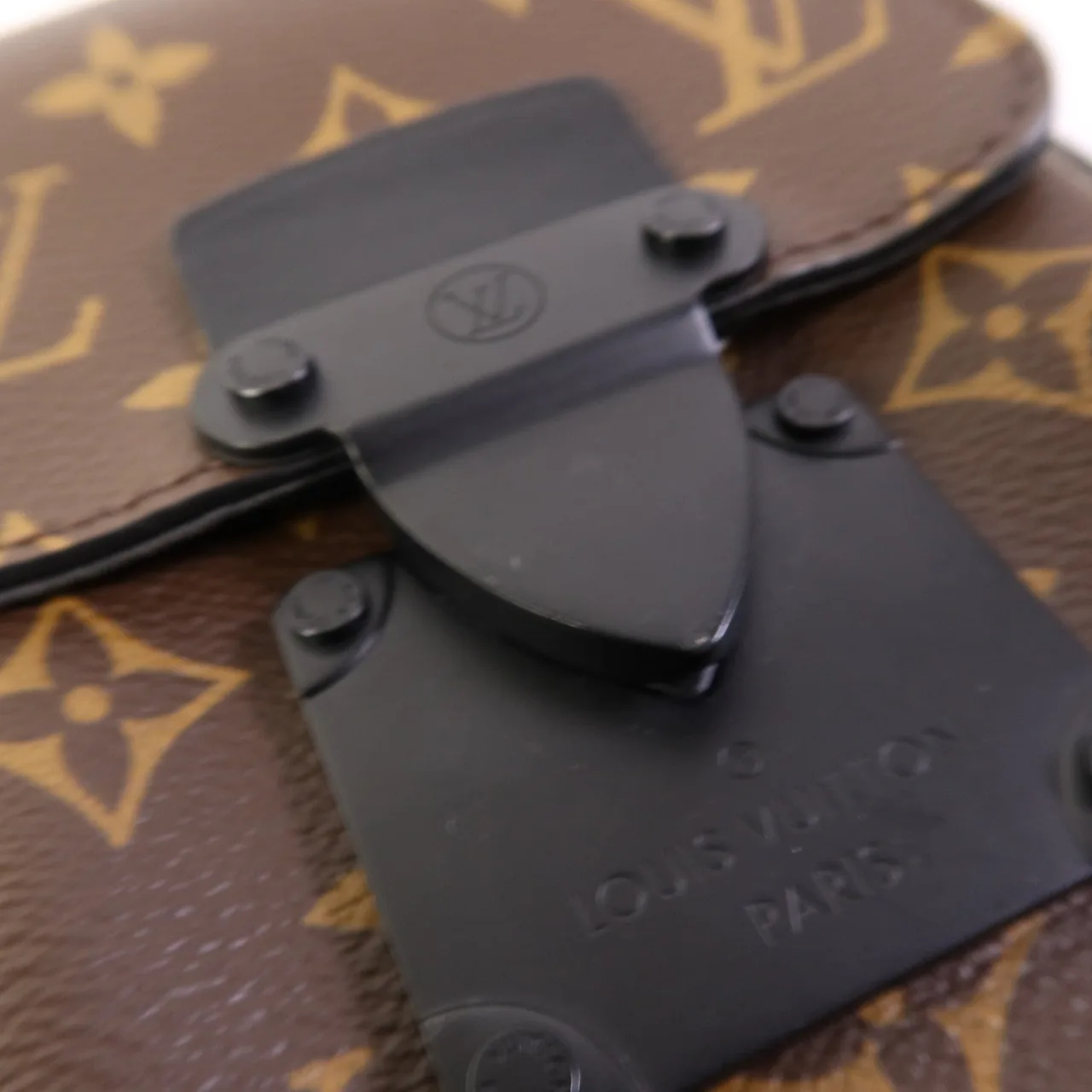 LOUIS VUITTON S-Lock M81522 肩背包 塗層帆布 棕色 / Brown 塗層帆布 中古品B - 縮圖 10