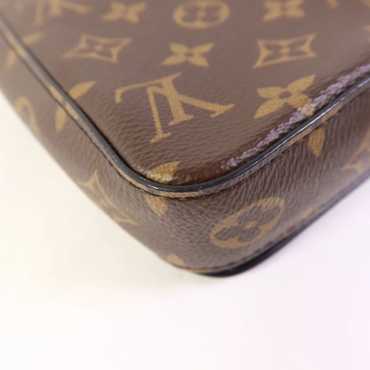 LOUIS VUITTON S-Lock M81522 肩背包 塗層帆布 棕色 / Brown 塗層帆布 中古品B - 縮圖 15