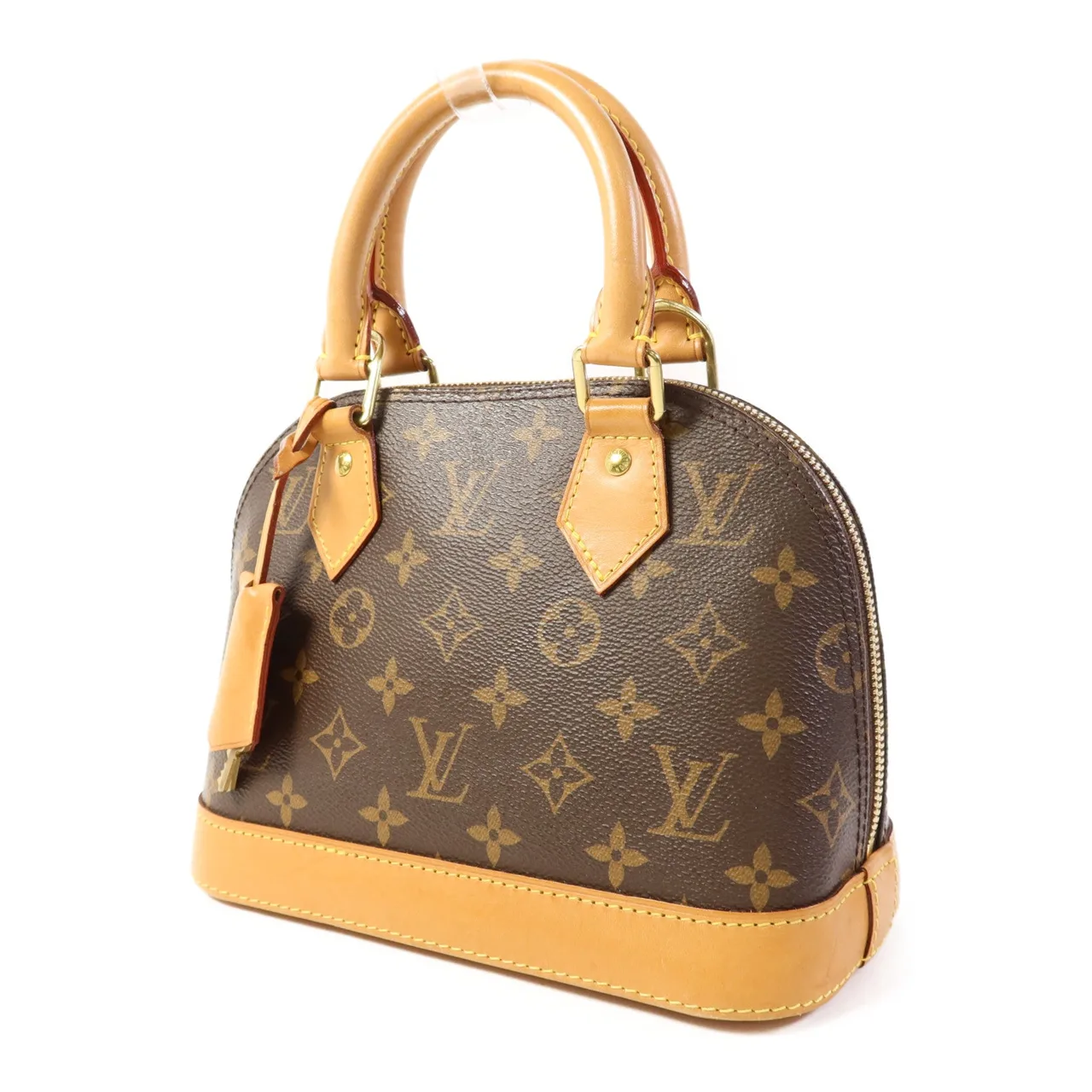 LOUIS VUITTON Alma M53152 兩用包 塗層帆布 棕色 / Brrown 塗層帆布 中古品B - 縮圖 2