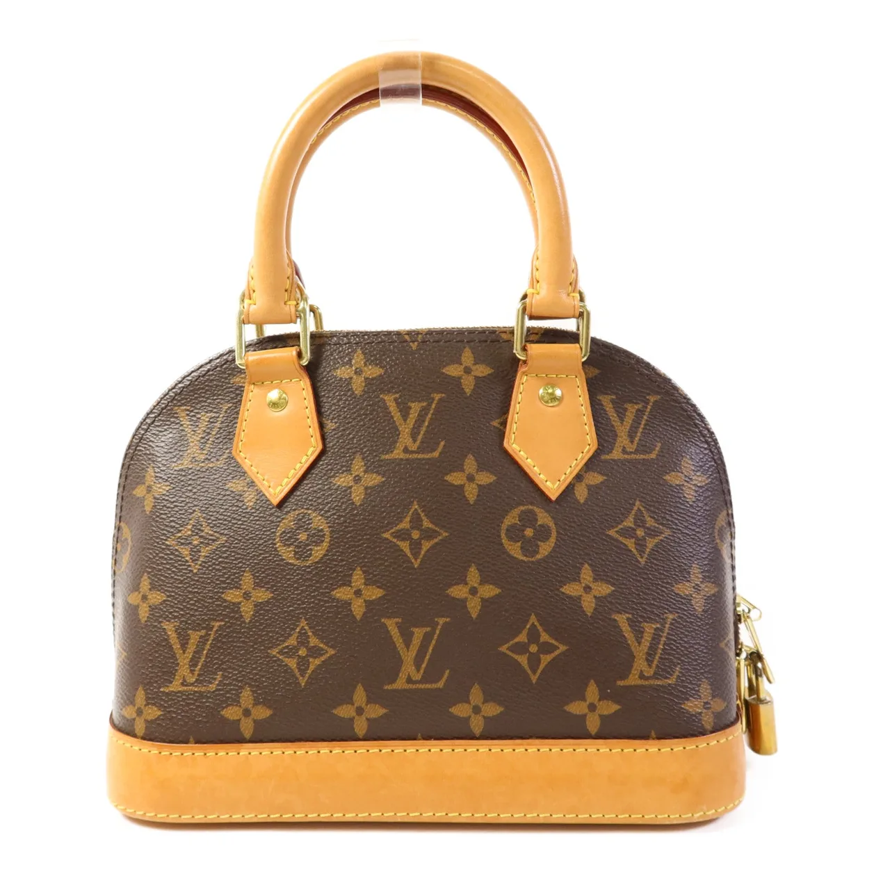 LOUIS VUITTON Alma M53152 兩用包 塗層帆布 棕色 / Brrown 塗層帆布 中古品B - 縮圖 3