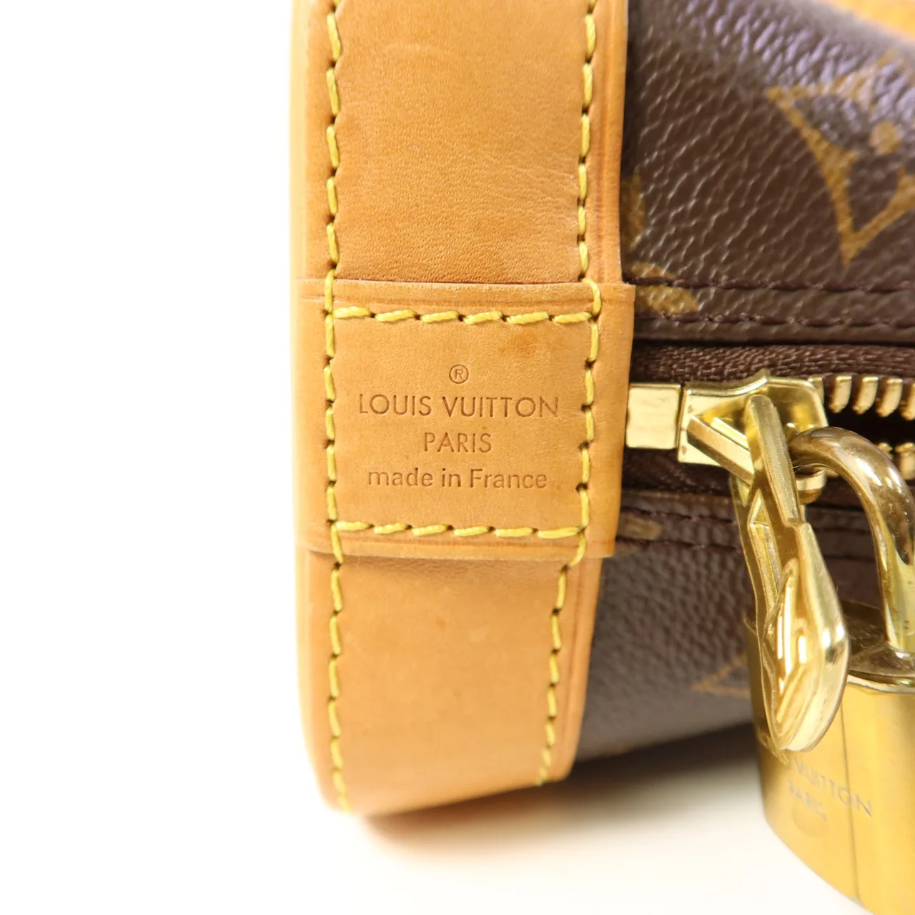 LOUIS VUITTON Alma M53152 兩用包 塗層帆布 棕色 / Brrown 塗層帆布 中古品B - 縮圖 7