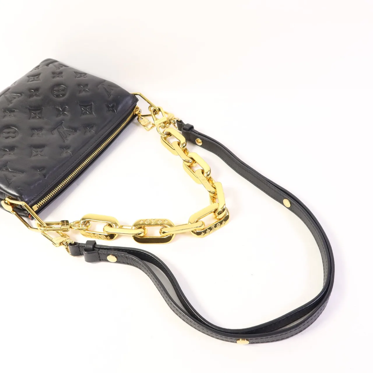 LOUIS VUITTON Coussin M21259 兩用包 羊皮 黑色 / Black 羊皮 中古品A - 縮圖 5