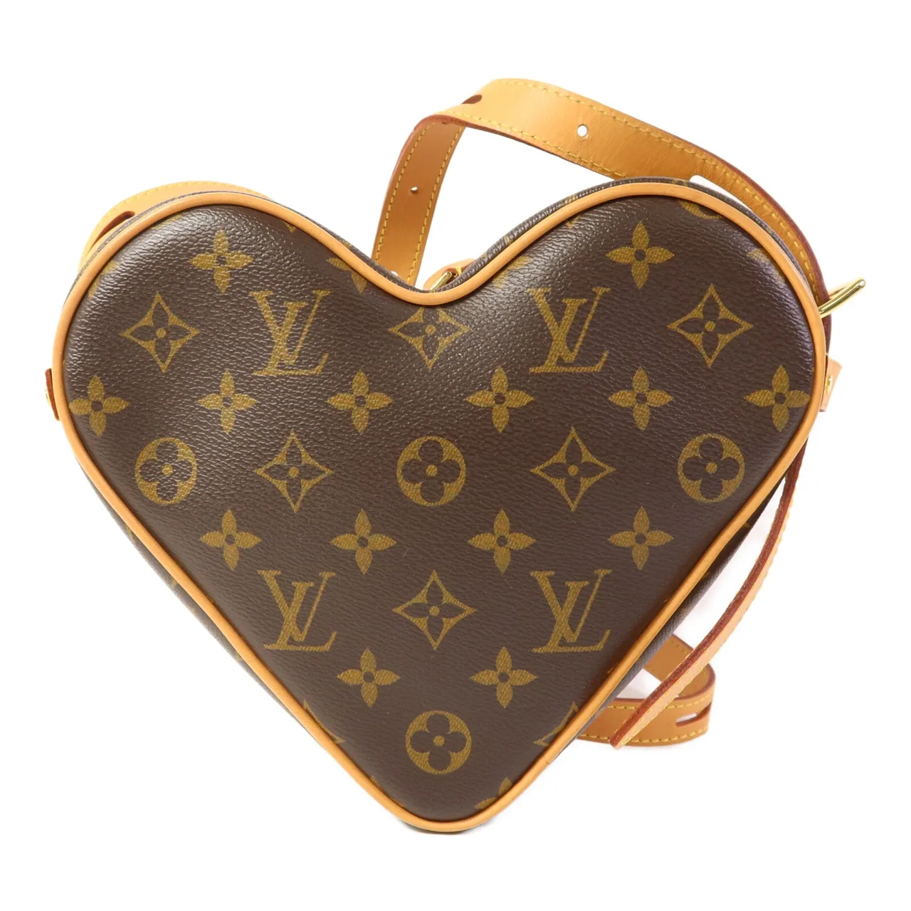 LOUIS VUITTON Game On Coeur M57456 肩背包 塗層帆布 棕色 / Brown 塗層帆布 中古品A - 縮圖 2