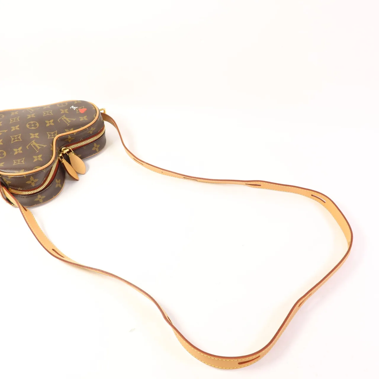 LOUIS VUITTON Game On Coeur M57456 肩背包 塗層帆布 棕色 / Brown 塗層帆布 中古品A - 縮圖 5