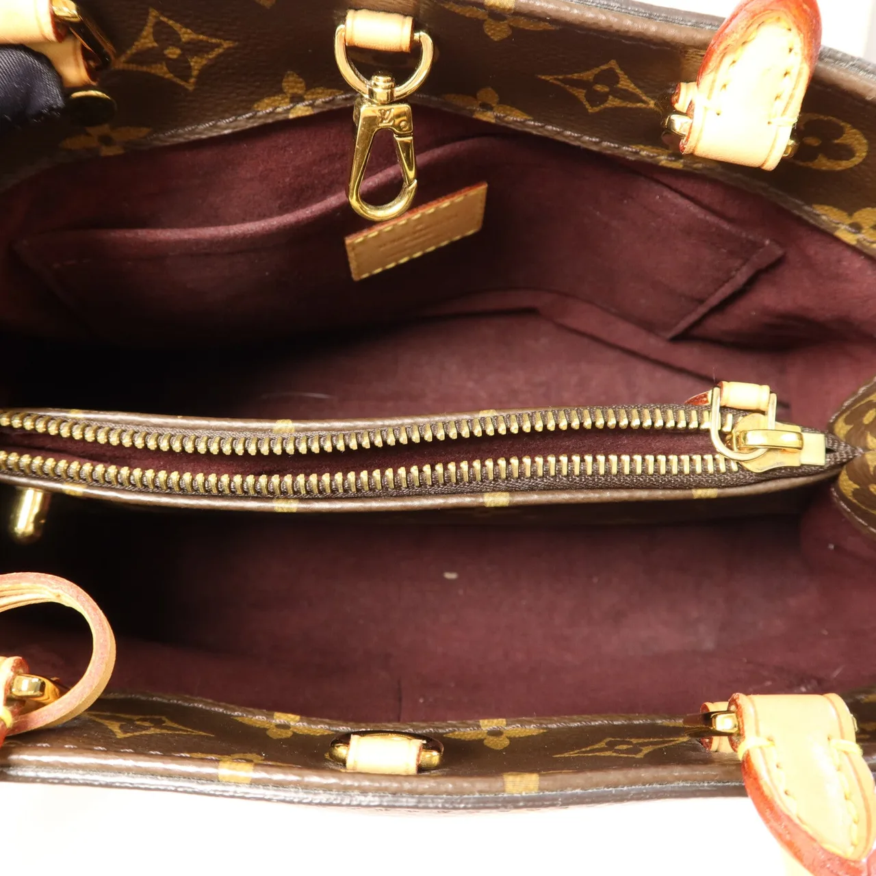 LOUIS VUITTON Montaigne M41055 兩用包 塗層帆布 棕色 / Brown 塗層帆布 中古品B - 縮圖 6