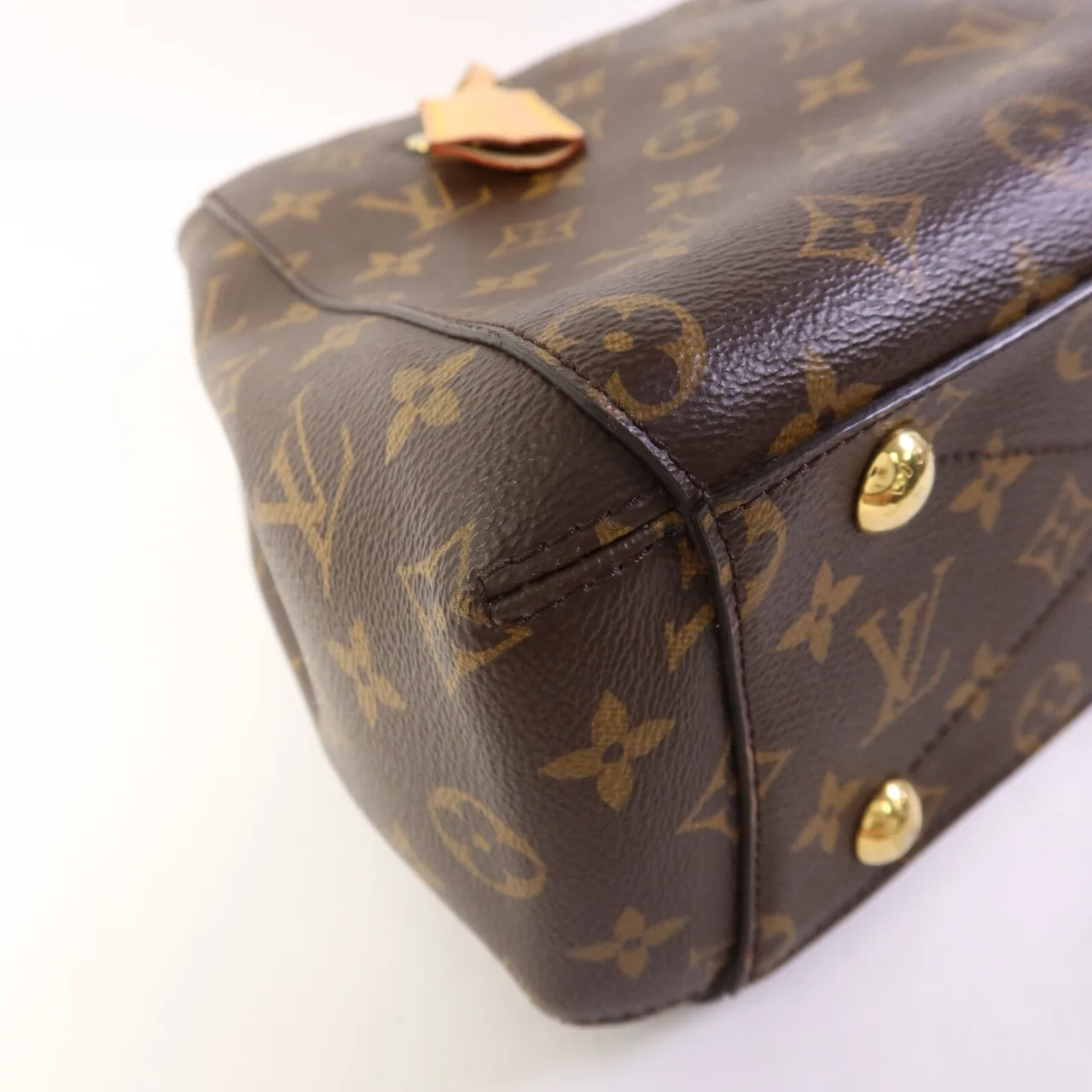 LOUIS VUITTON Montaigne M41055 兩用包 塗層帆布 棕色 / Brown 塗層帆布 中古品B - 縮圖 14