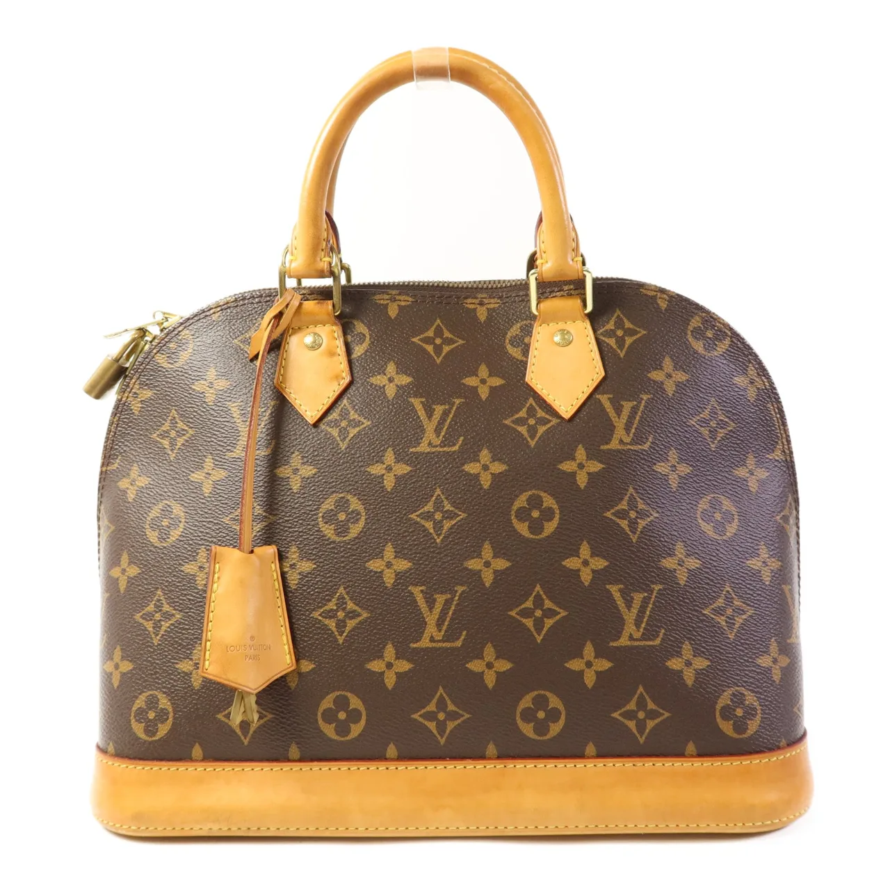 LOUIS VUITTON Alma M51130 手提包 塗層帆布 棕色 / Brown