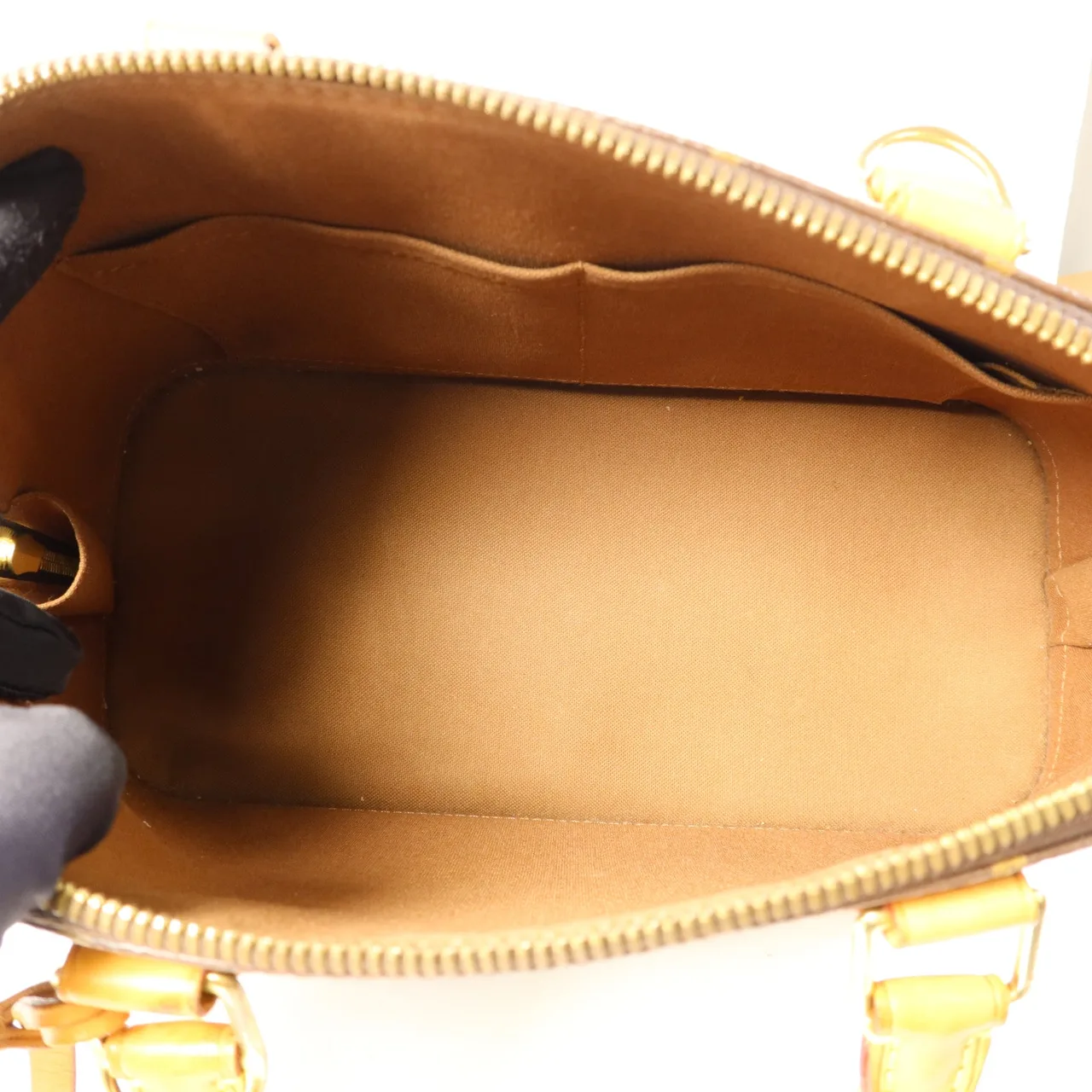 LOUIS VUITTON Alma M51130 手提包 塗層帆布 棕色 / Brown 塗層帆布 中古品A - 縮圖 6