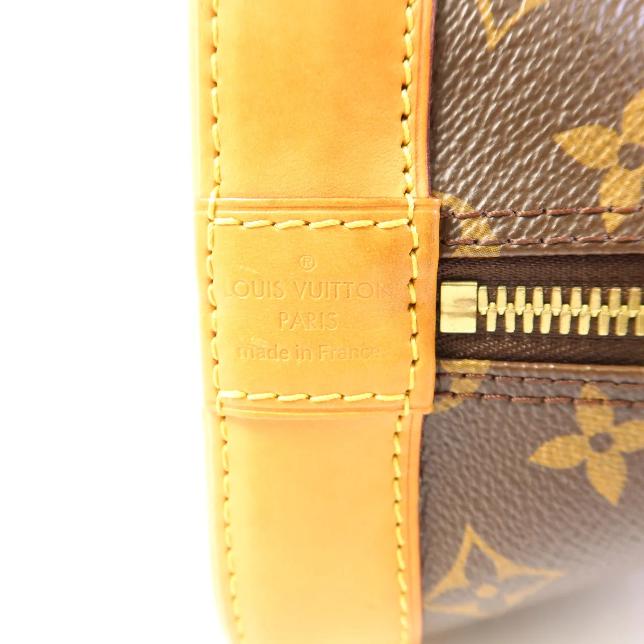 LOUIS VUITTON Alma M51130 手提包 塗層帆布 棕色 / Brown 塗層帆布 中古品A - 縮圖 7