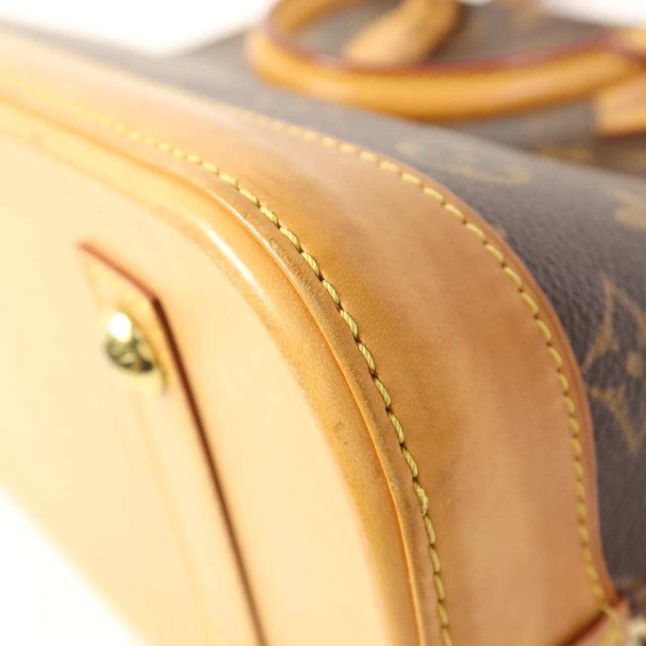 LOUIS VUITTON Alma M51130 手提包 塗層帆布 棕色 / Brown 塗層帆布 中古品A - 縮圖 15