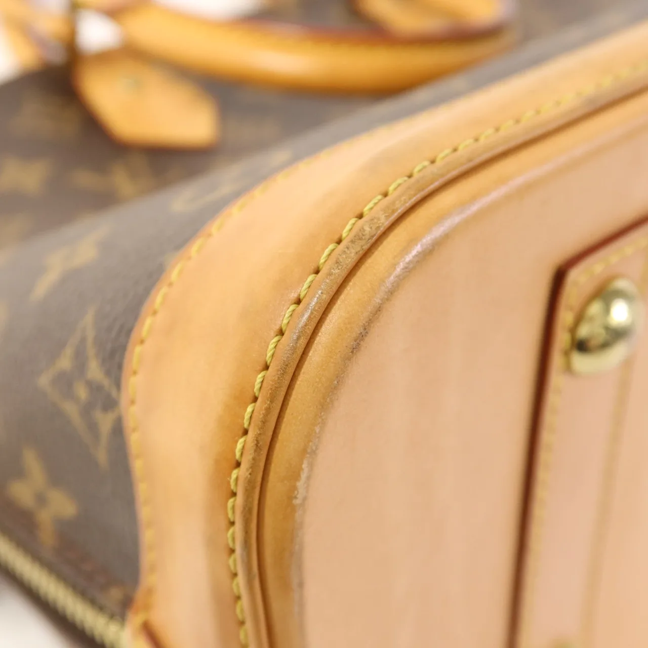 LOUIS VUITTON Alma M51130 手提包 塗層帆布 棕色 / Brown 塗層帆布 中古品A - 縮圖 16