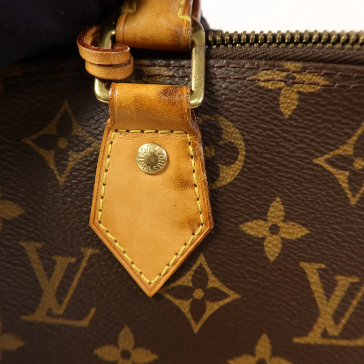 LOUIS VUITTON Alma M51130 手提包 塗層帆布 棕色 / Brown 塗層帆布 中古品A - 縮圖 20