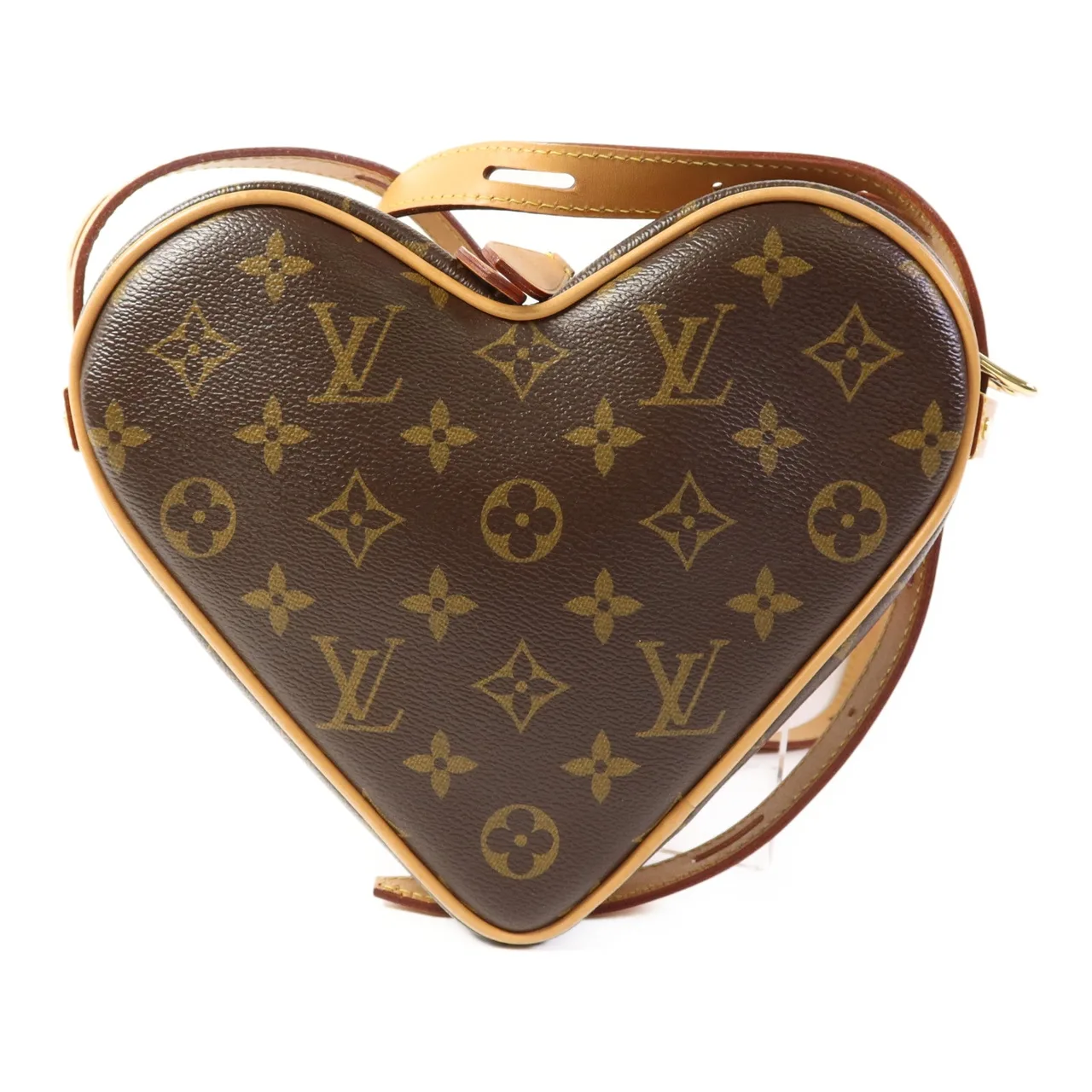 LOUIS VUITTON Game On Coeur M57456 肩背包 塗層帆布 棕色 / Brown 塗層帆布 中古品A - 縮圖 2