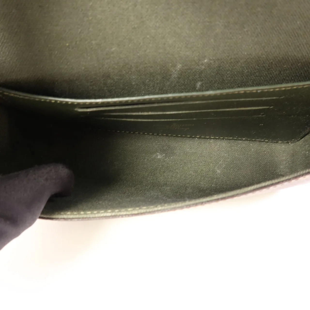 LOUIS VUITTON Felicie M80091 肩背包 塗層帆布 棕色 / 綠色 / Brown/Khaki 塗層帆布 中古品A - 縮圖 7