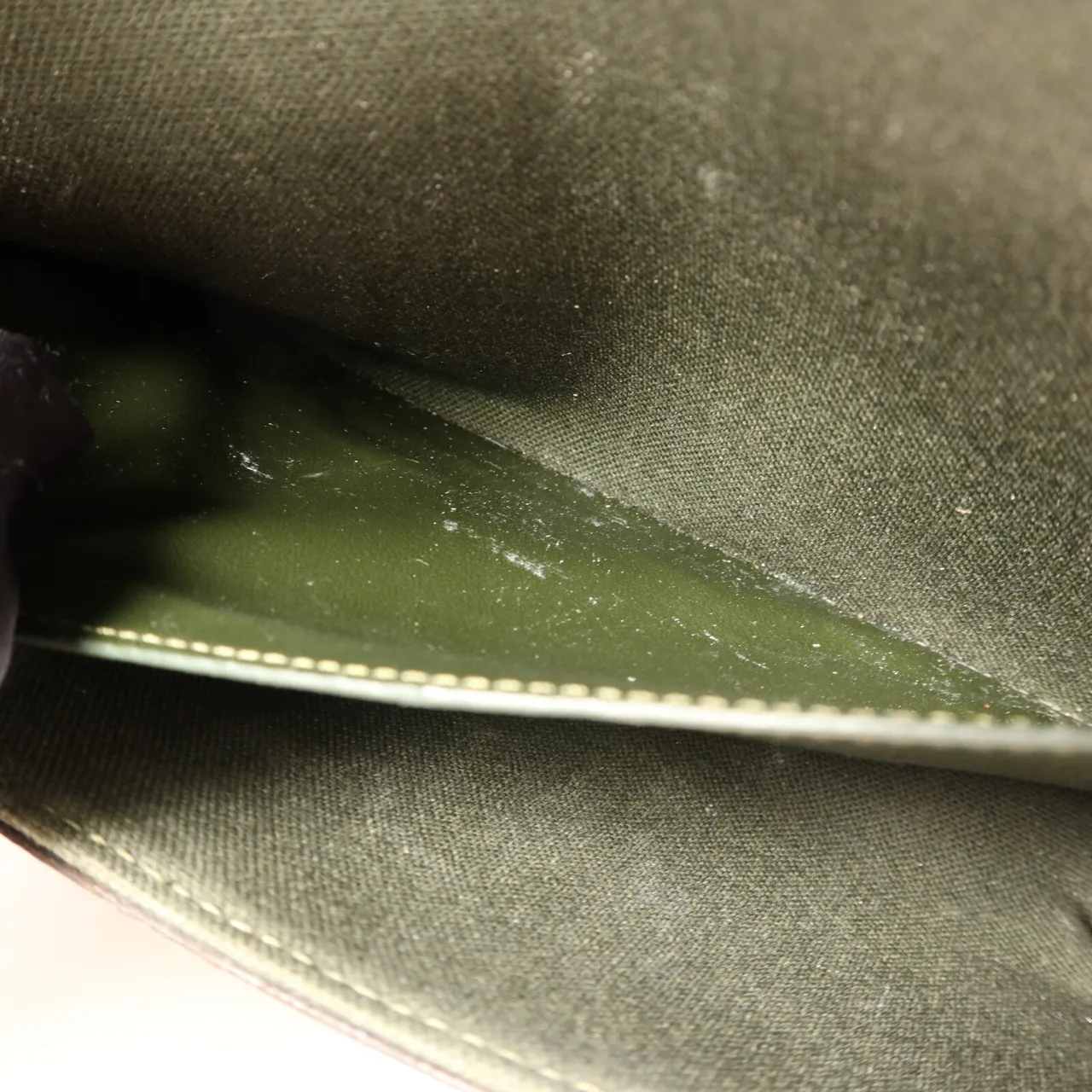 LOUIS VUITTON Felicie M80091 肩背包 塗層帆布 棕色 / 綠色 / Brown/Khaki 塗層帆布 中古品A - 縮圖 22