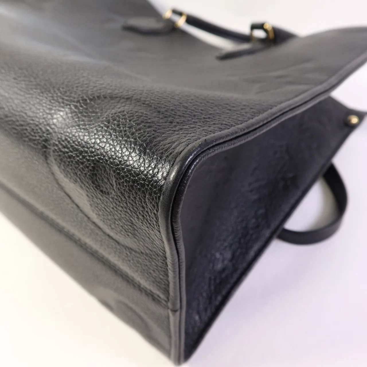 LOUIS VUITTON OnTheGo M45595 兩用包 牛皮 黑色 / Black 牛皮 中古品B - 縮圖 11