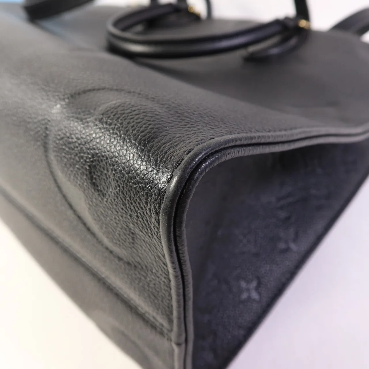 LOUIS VUITTON OnTheGo M45595 兩用包 牛皮 黑色 / Black 牛皮 中古品B - 縮圖 13