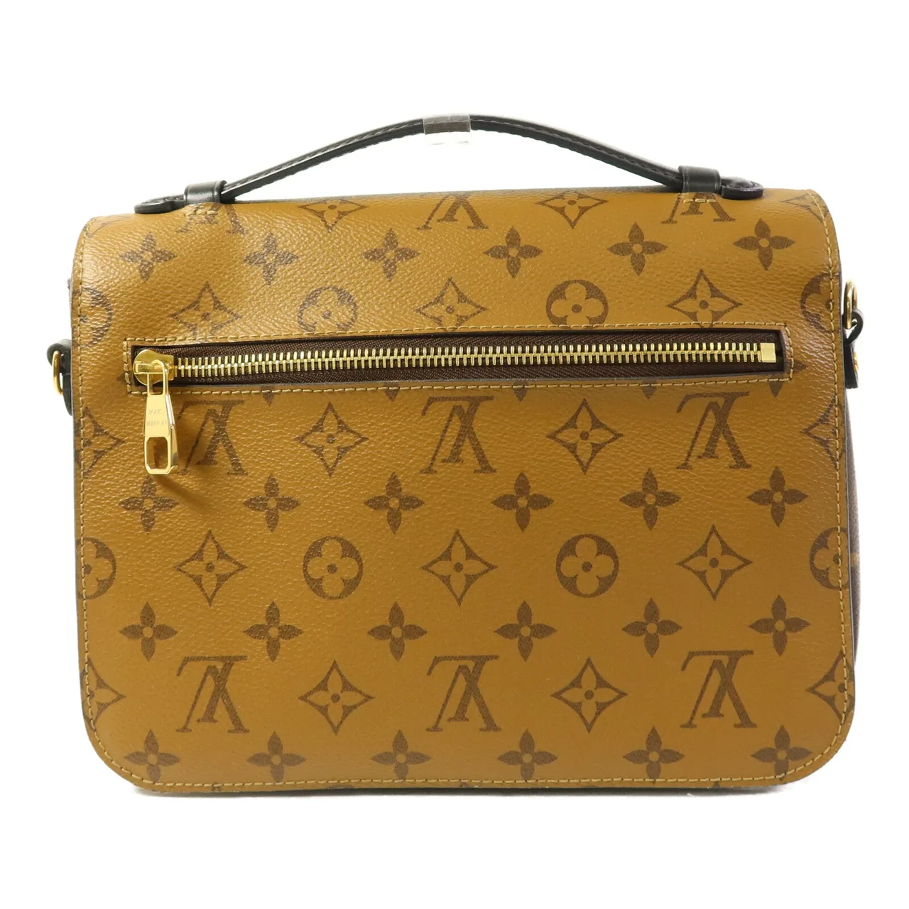 LOUIS VUITTON Pochette Metis M44876 兩用包 塗層帆布 棕色 / Brown/Caramel 塗層帆布 中古品A - 縮圖 2