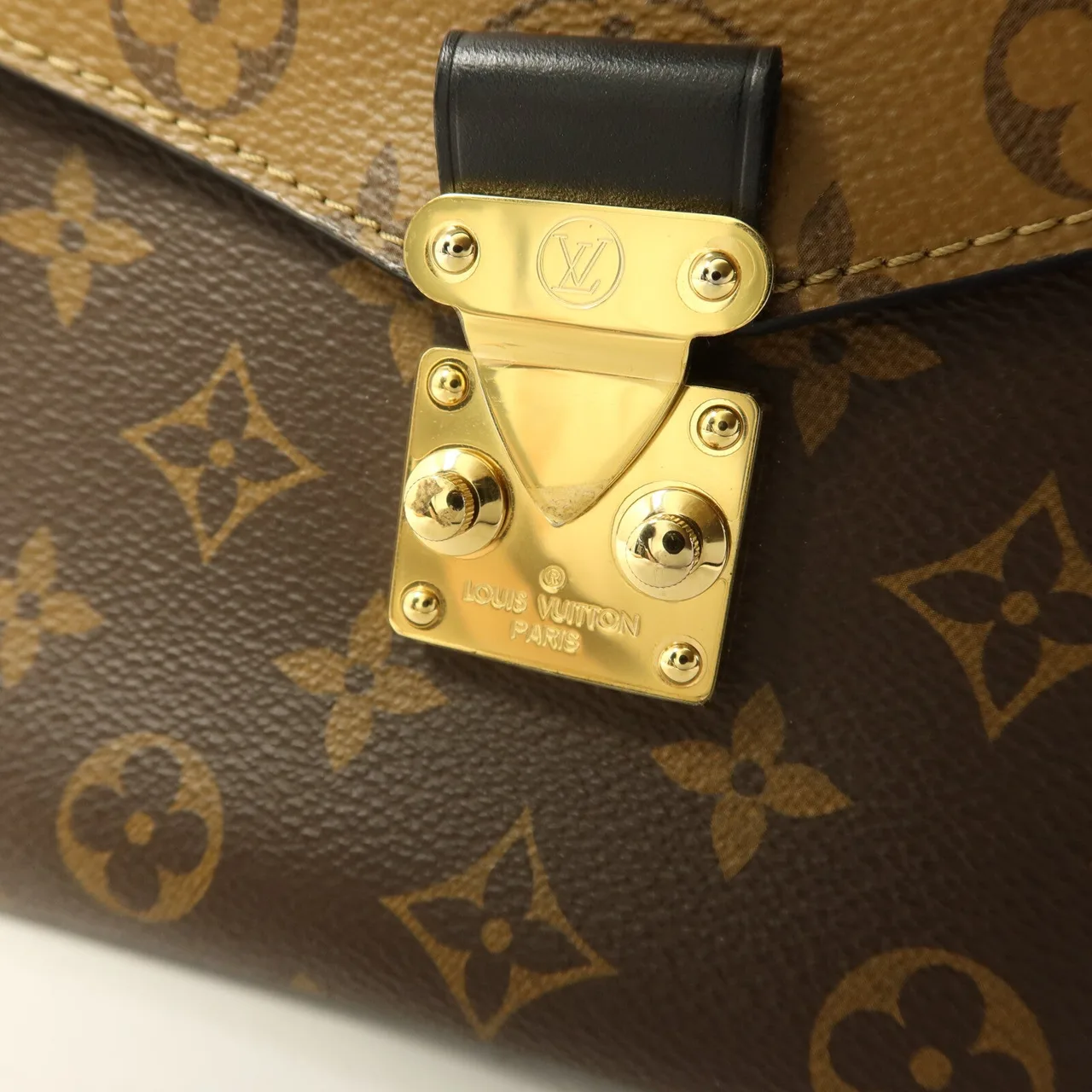 LOUIS VUITTON Pochette Metis M44876 兩用包 塗層帆布 棕色 / Brown/Caramel 塗層帆布 中古品A - 縮圖 10