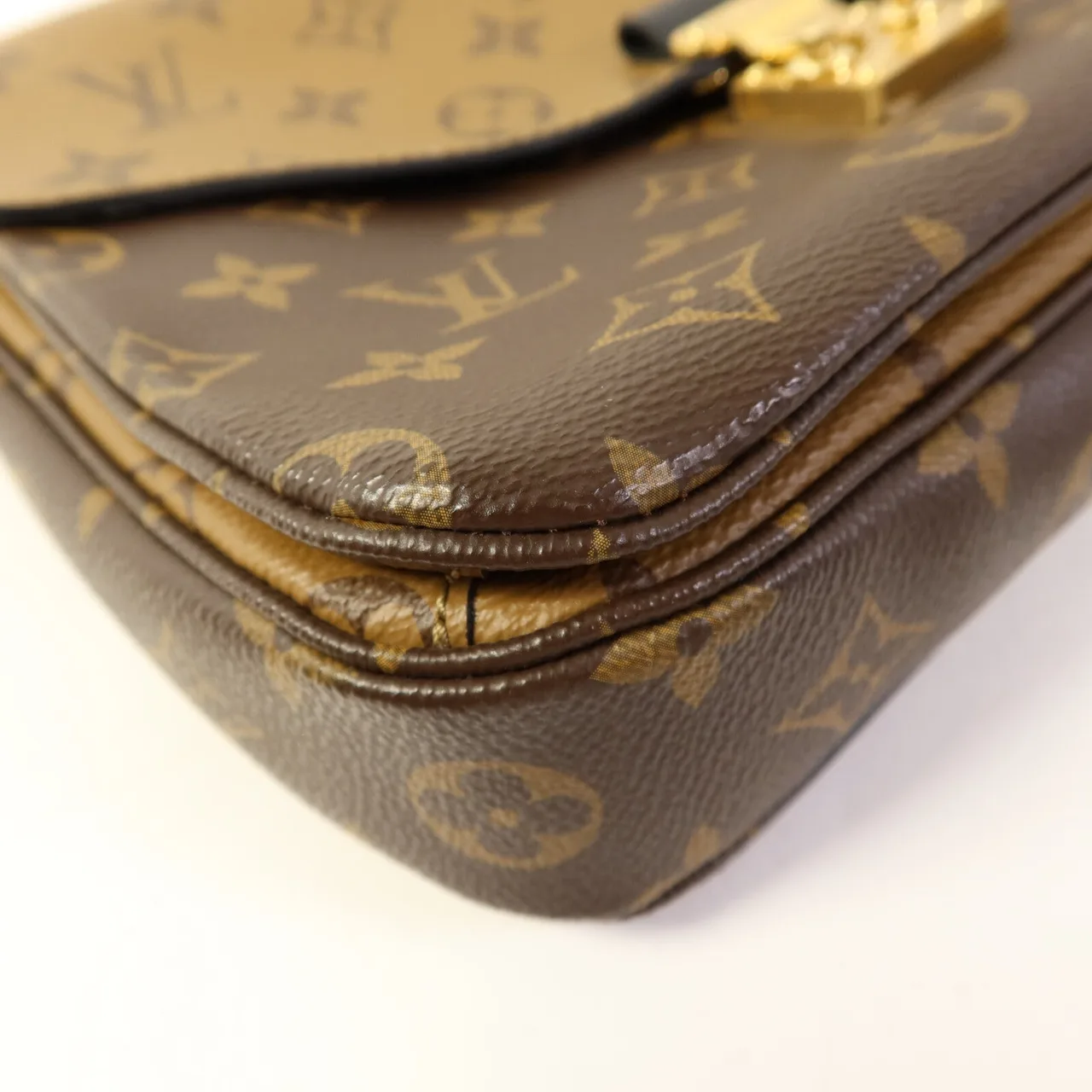 LOUIS VUITTON Pochette Metis M44876 兩用包 塗層帆布 棕色 / Brown/Caramel 塗層帆布 中古品A - 縮圖 13
