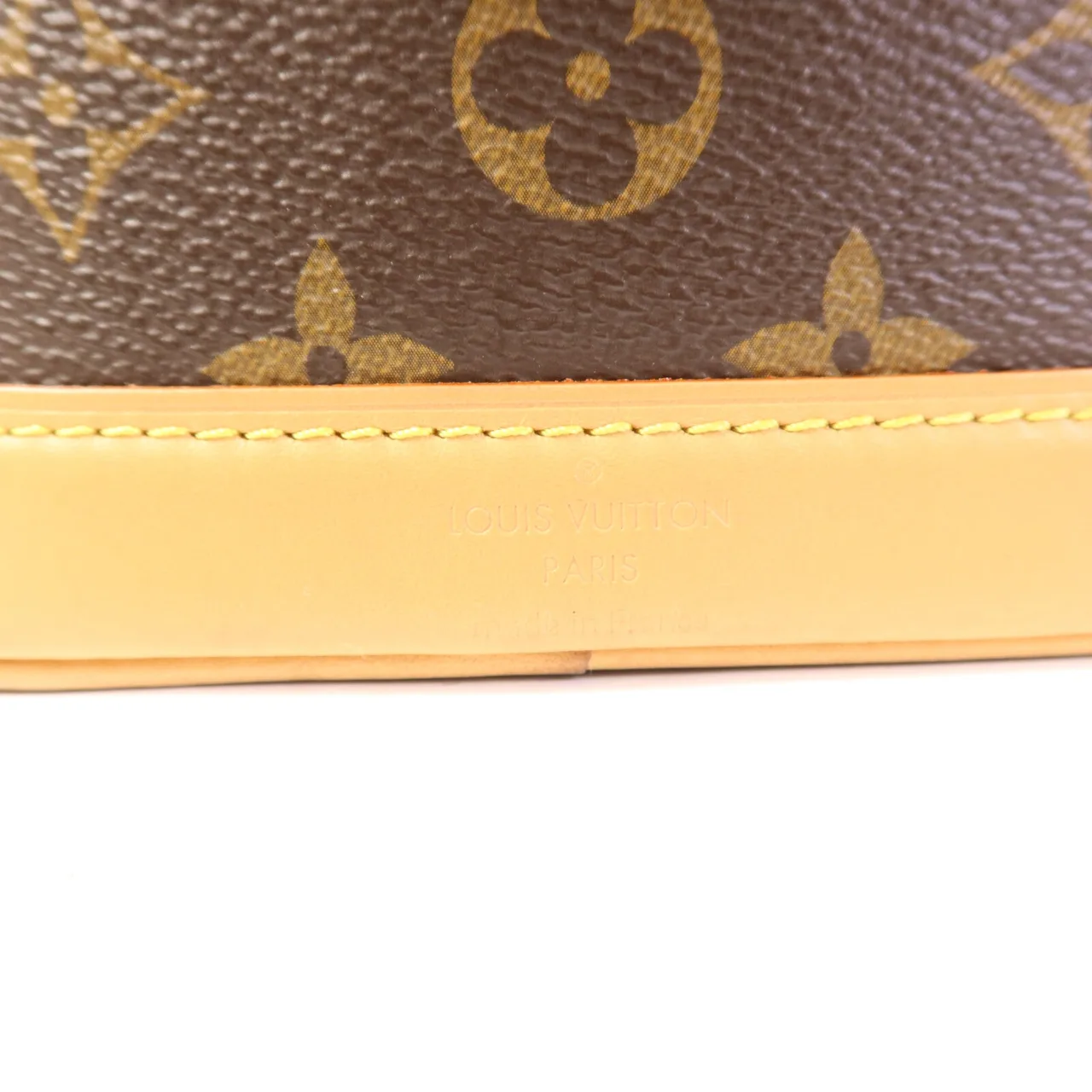 LOUIS VUITTON Nano Noe M81266 兩用包 塗層帆布 棕色 / Brown 塗層帆布 中古品A - 縮圖 7