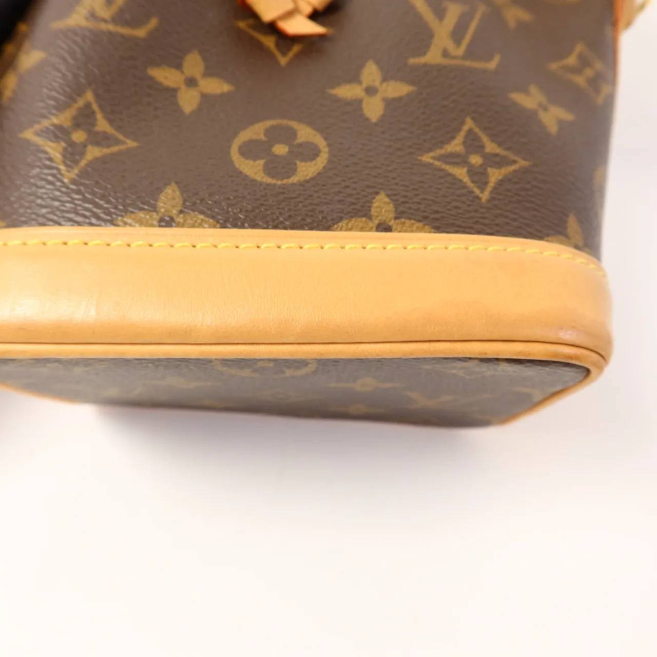 LOUIS VUITTON Nano Noe M81266 兩用包 塗層帆布 棕色 / Brown 塗層帆布 中古品A - 縮圖 15