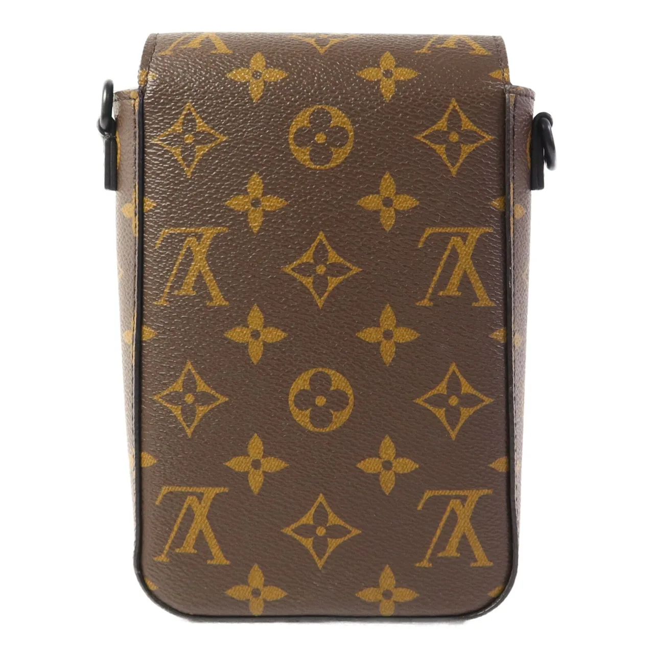 LOUIS VUITTON S-Lock M81522 肩背包 塗層帆布 棕色 / Brown/Black 塗層帆布 中古品A - 縮圖 2