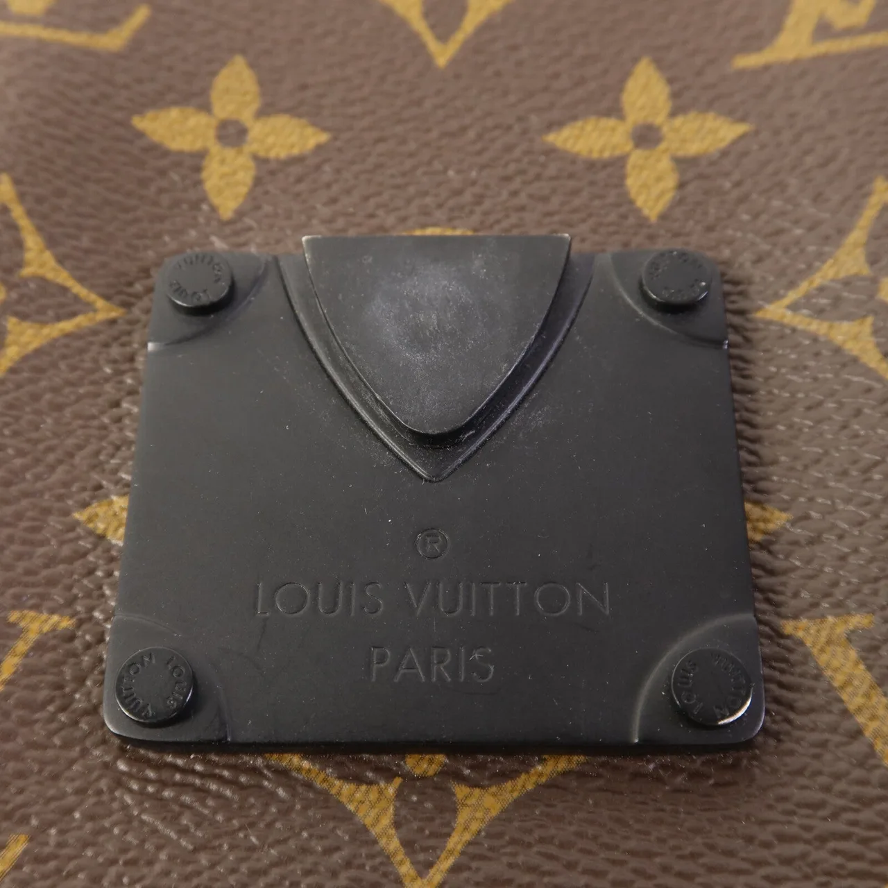 LOUIS VUITTON S-Lock M81522 肩背包 塗層帆布 棕色 / Brown/Black 塗層帆布 中古品A - 縮圖 8