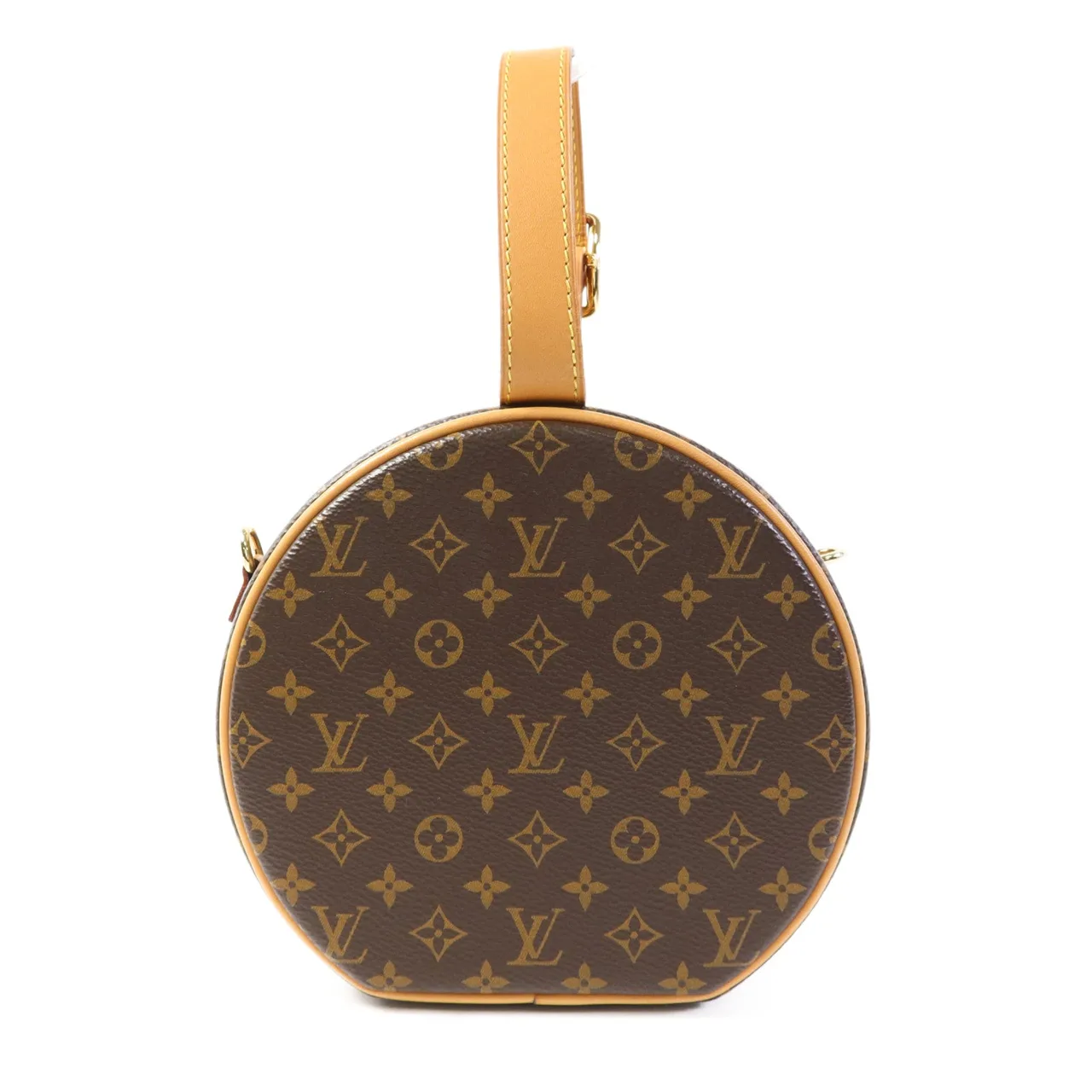 LOUIS VUITTON Petite Boite Chapeau M43514 兩用包 塗層帆布 棕色 / Brown 塗層帆布 中古品A - 縮圖 2