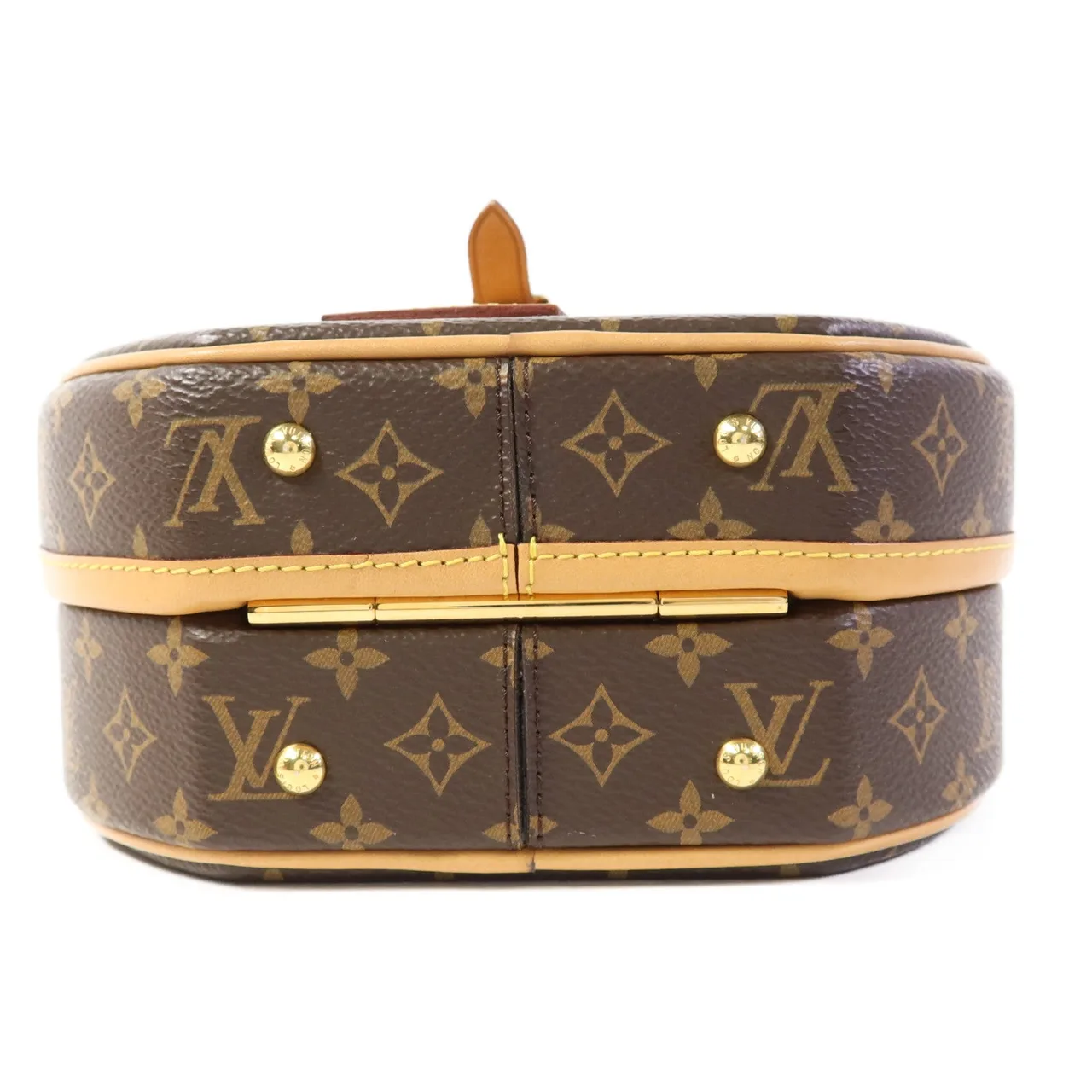 LOUIS VUITTON Petite Boite Chapeau M43514 兩用包 塗層帆布 棕色 / Brown 塗層帆布 中古品A - 縮圖 4