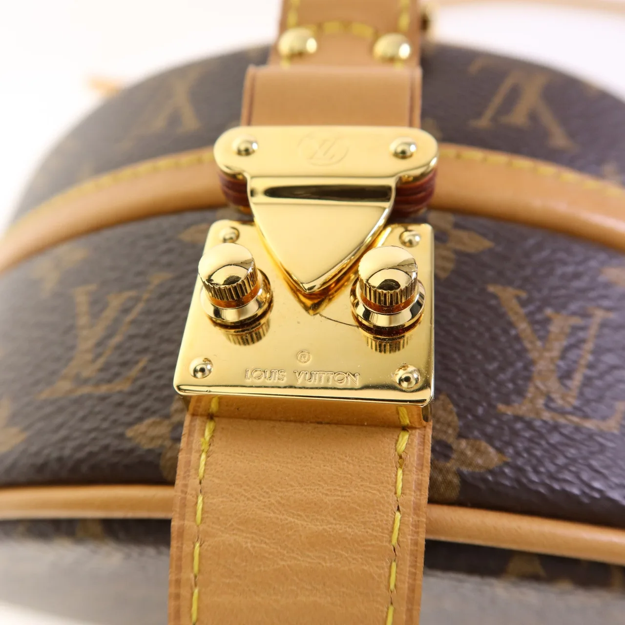 LOUIS VUITTON Petite Boite Chapeau M43514 兩用包 塗層帆布 棕色 / Brown 塗層帆布 中古品A - 縮圖 9