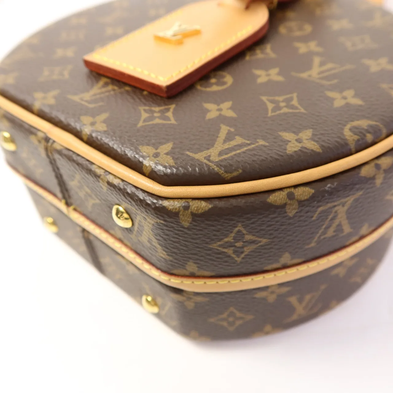 LOUIS VUITTON Petite Boite Chapeau M43514 兩用包 塗層帆布 棕色 / Brown 塗層帆布 中古品A - 縮圖 13